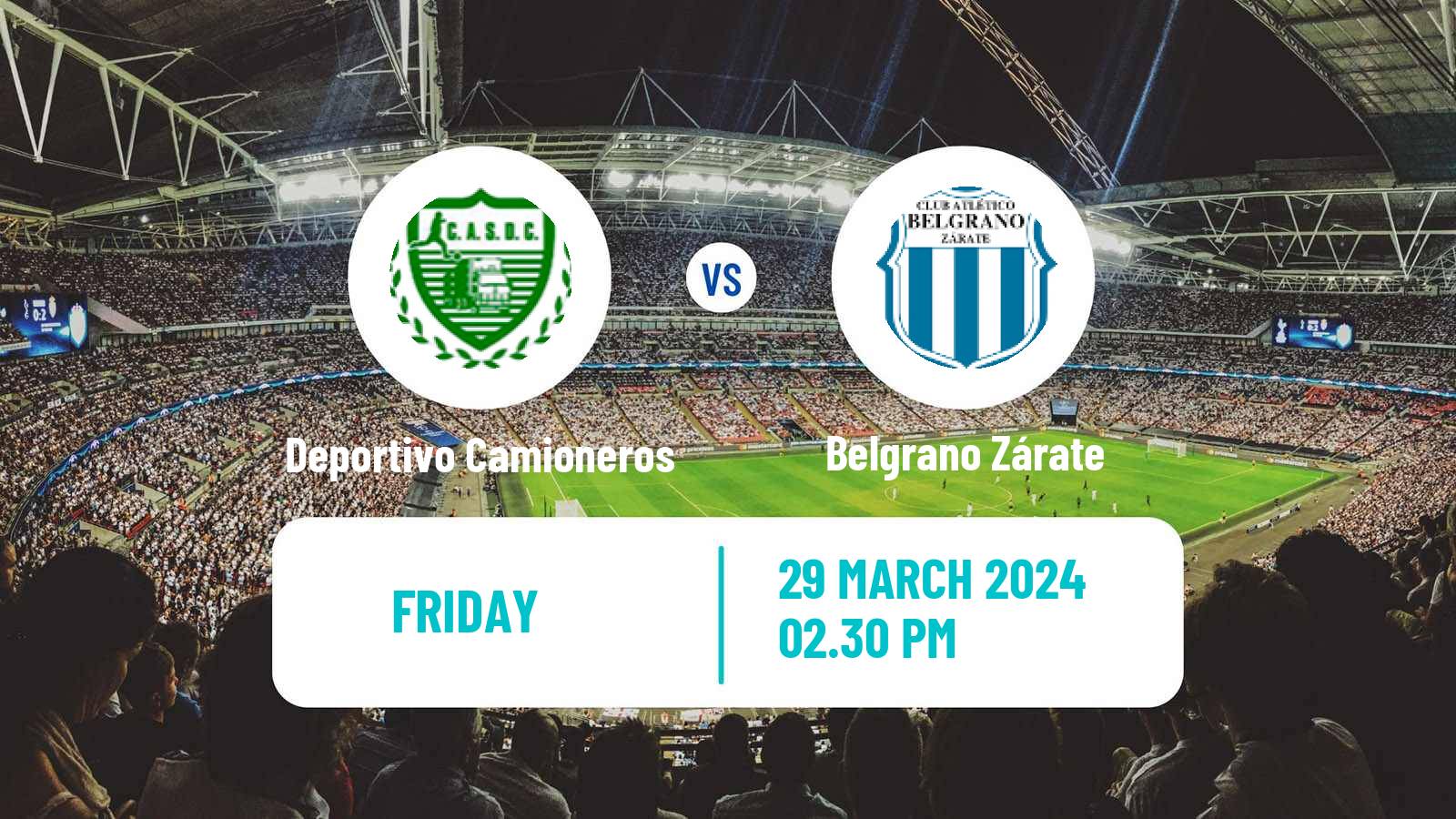 Soccer Argentinian Torneo Promocional Amateur Deportivo Camioneros - Belgrano Zárate