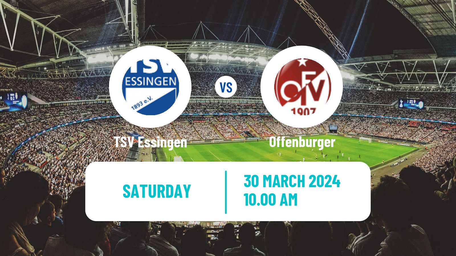 Football German Oberliga Baden-Württemberg Essingen - Offenburger
