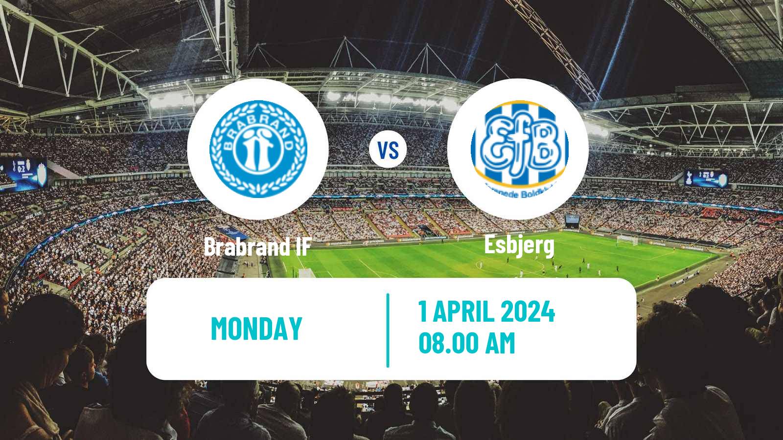 Soccer Danish 2 Division Brabrand - Esbjerg
