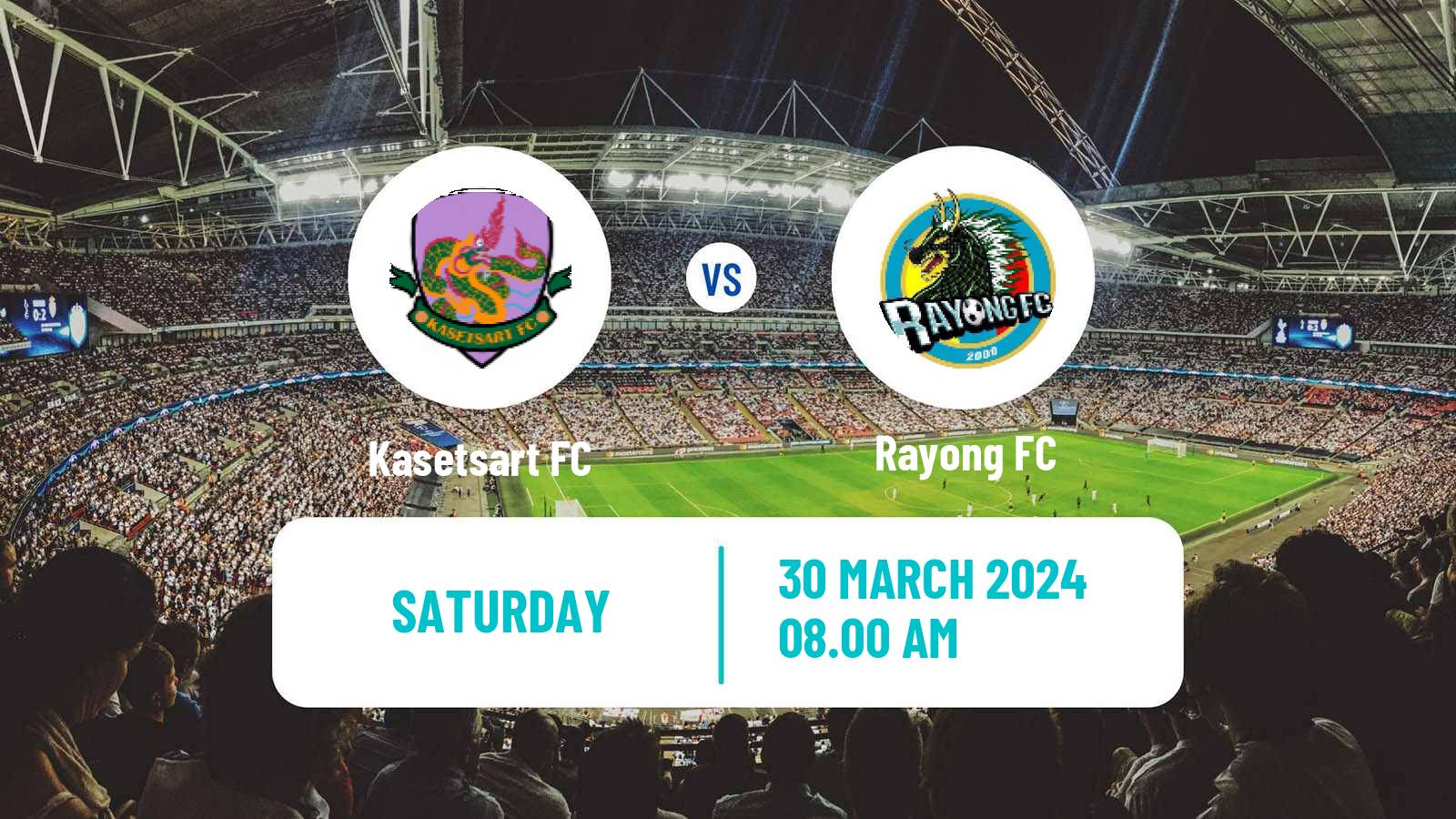 Soccer Thai League 2 Kasetsart - Rayong FC
