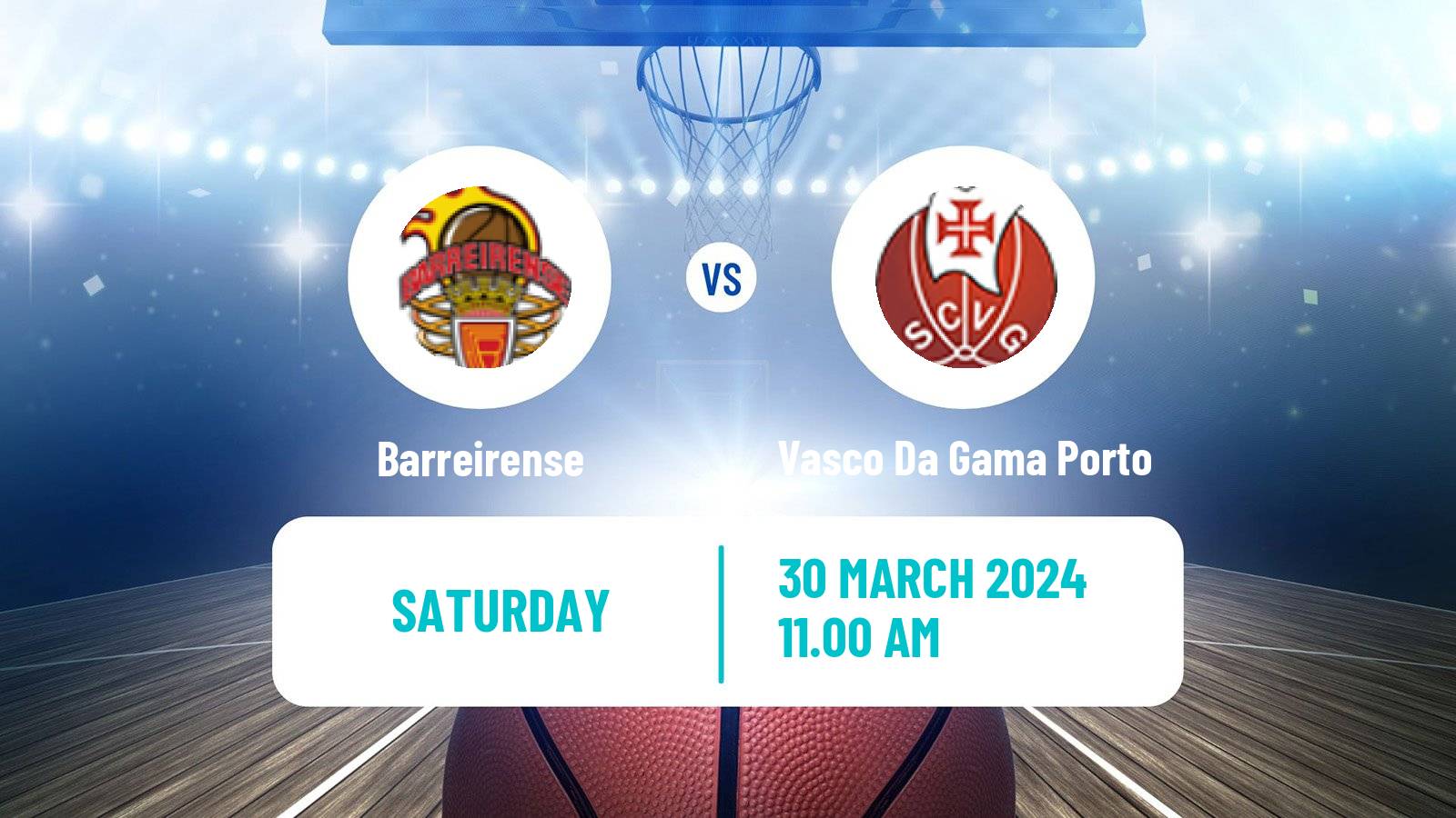 Basketball Portuguese Proliga Basketball Barreirense - Vasco Da Gama Porto