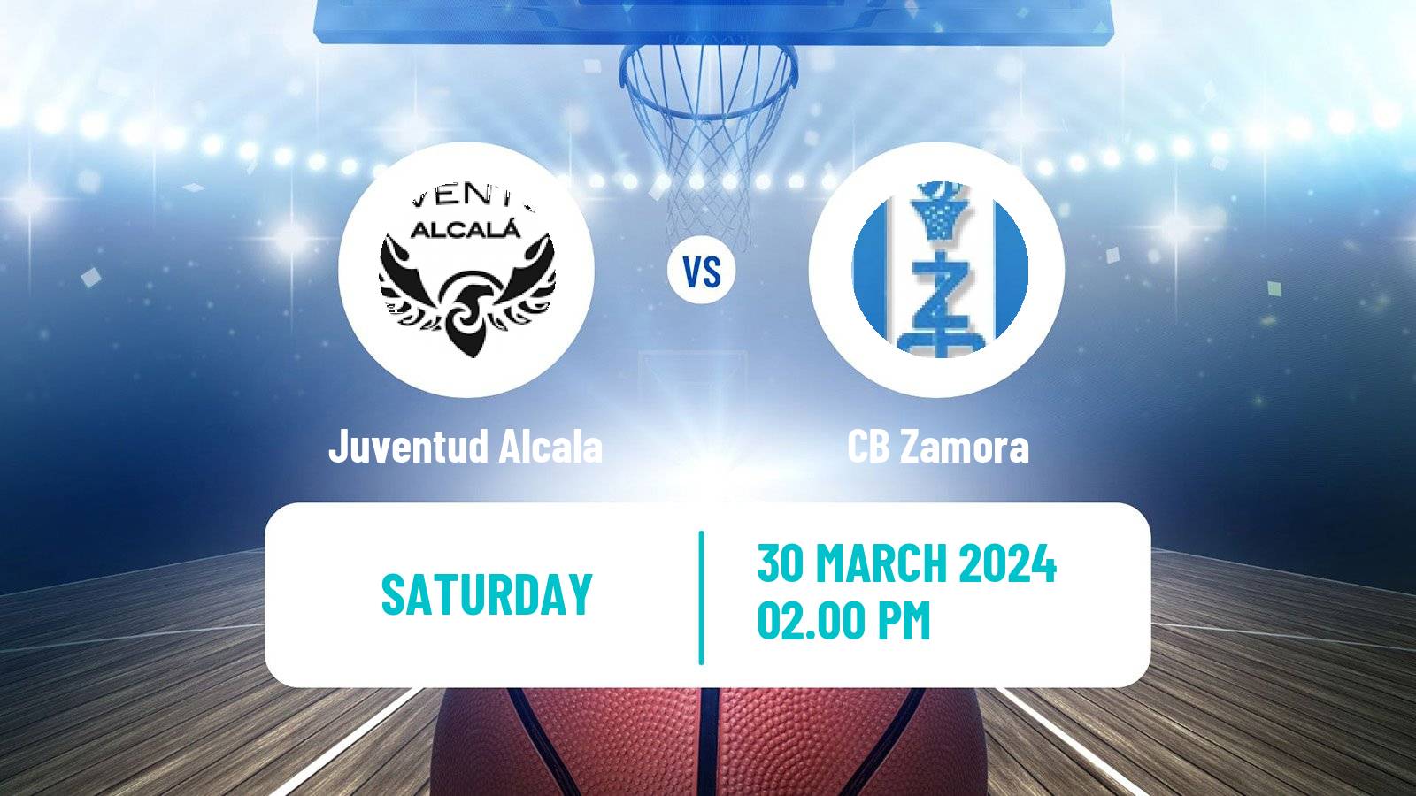 Basketball Spanish LEB Plata Juventud Alcala - Zamora