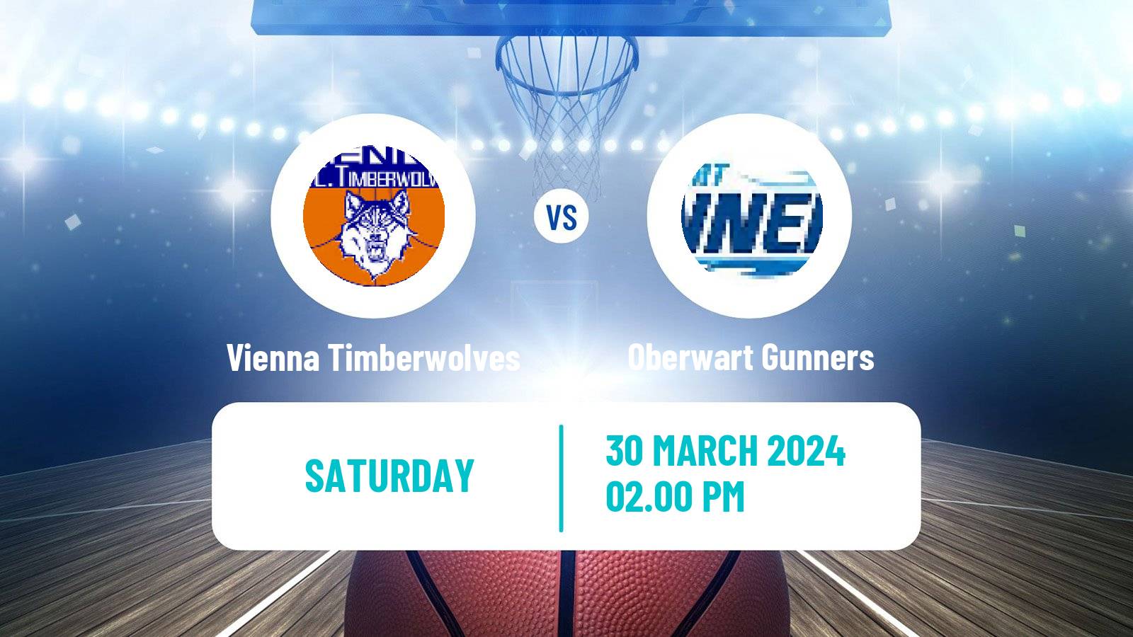 Basketball Austrian Superliga Basketball Vienna Timberwolves - Oberwart Gunners