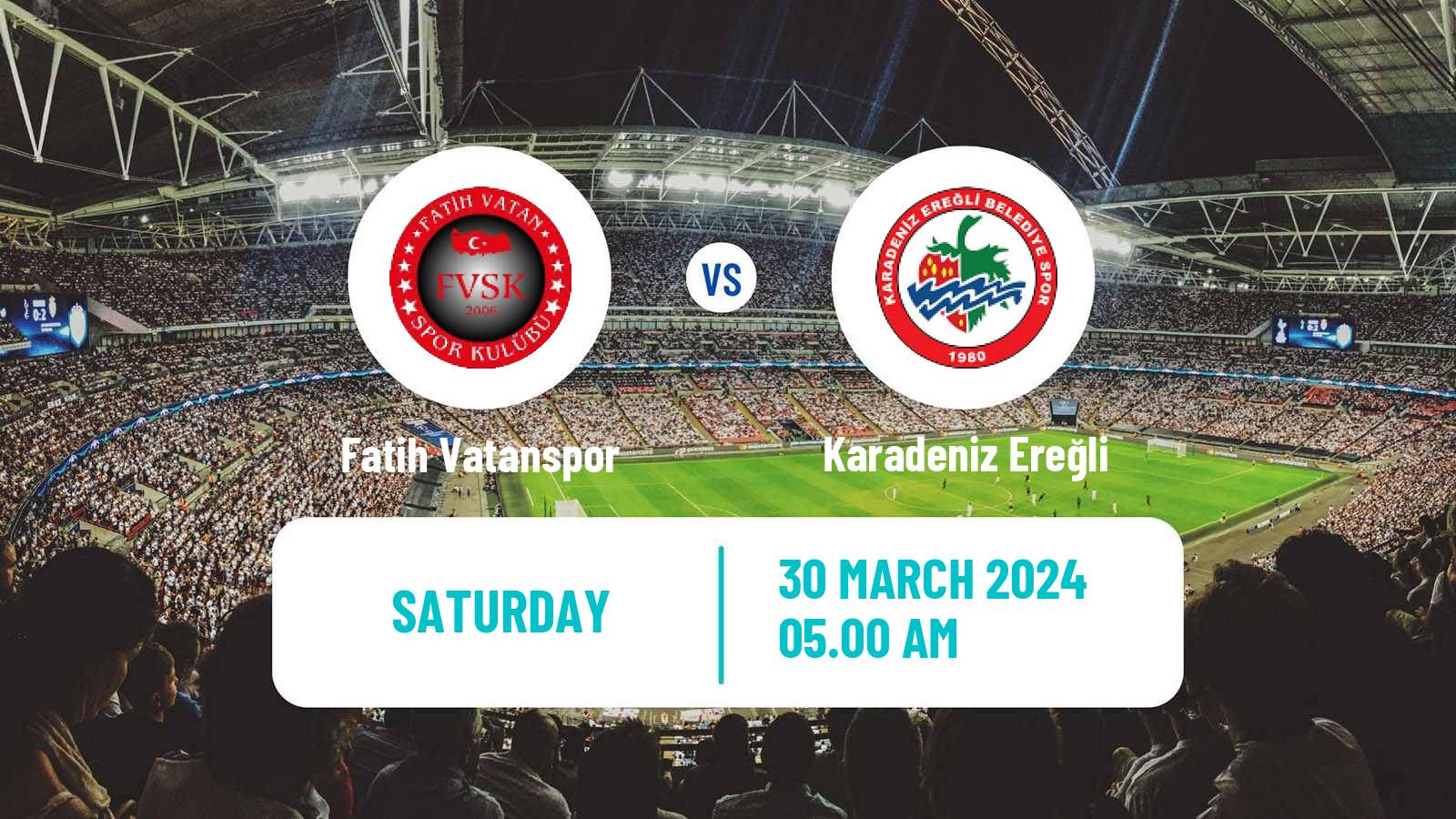 Soccer Turkish Super Lig Women Fatih Vatanspor - Karadeniz Ereğli