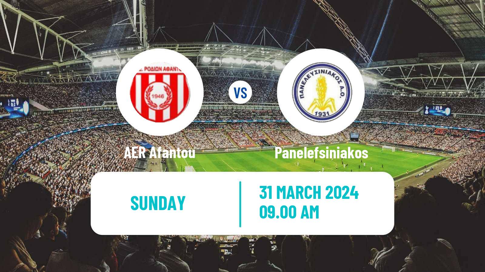 Football Greek Gamma Ethniki - Group 3 Afantou - Panelefsiniakos