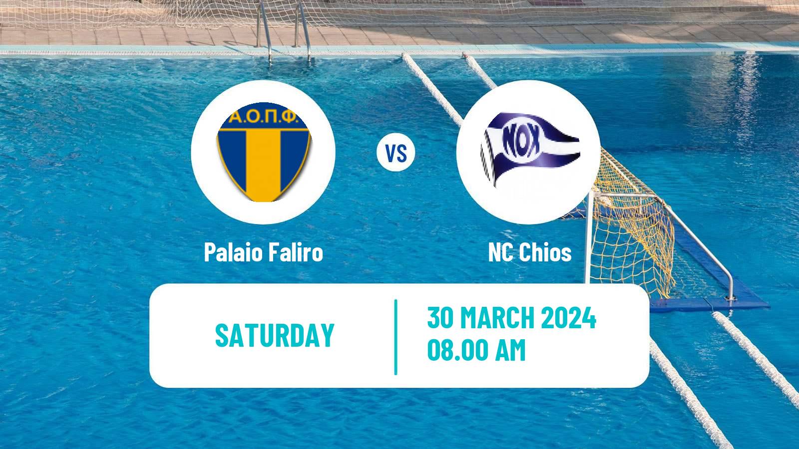 Water polo Greek A1 Water Polo Palaio Faliro - Chios