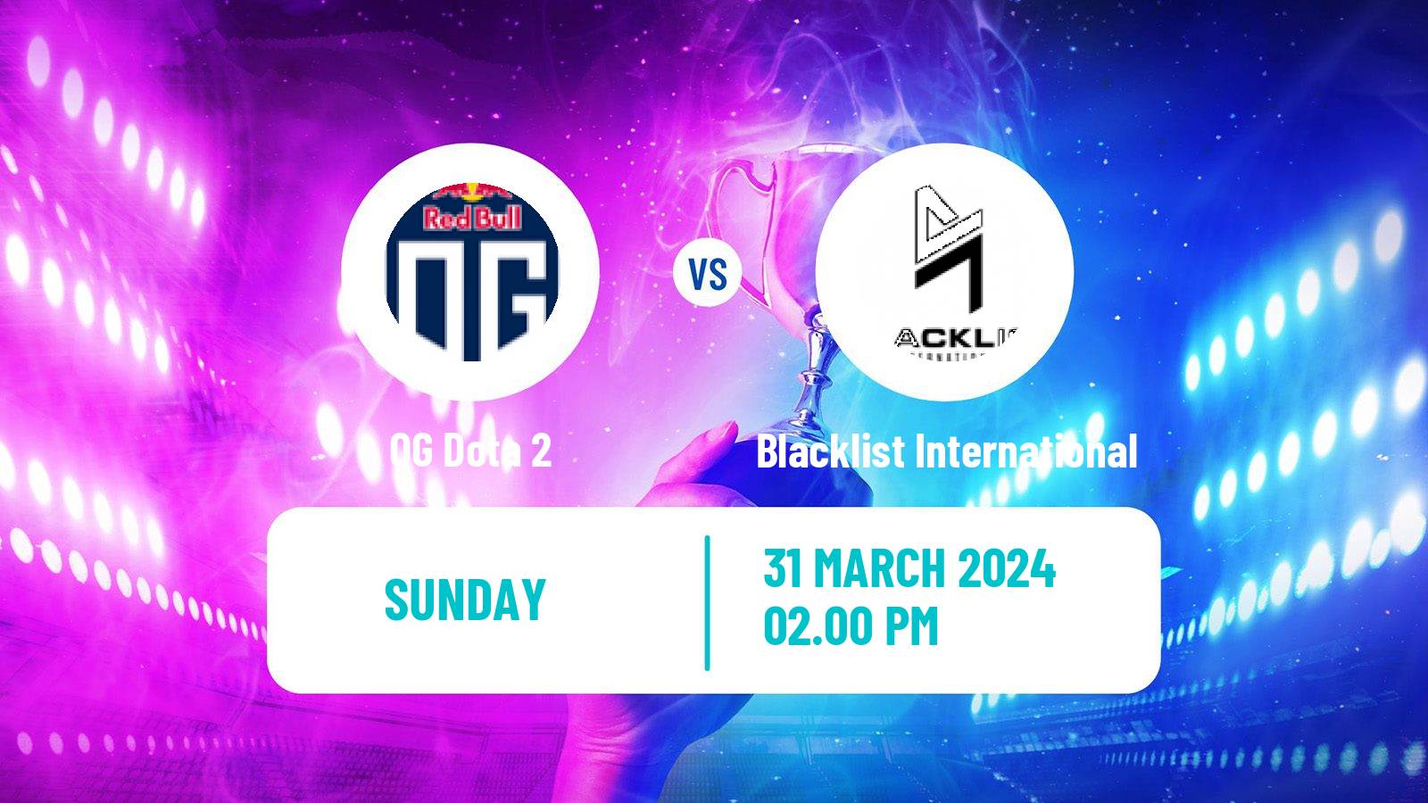 Esports Dota 2 Elite League OG - Blacklist International