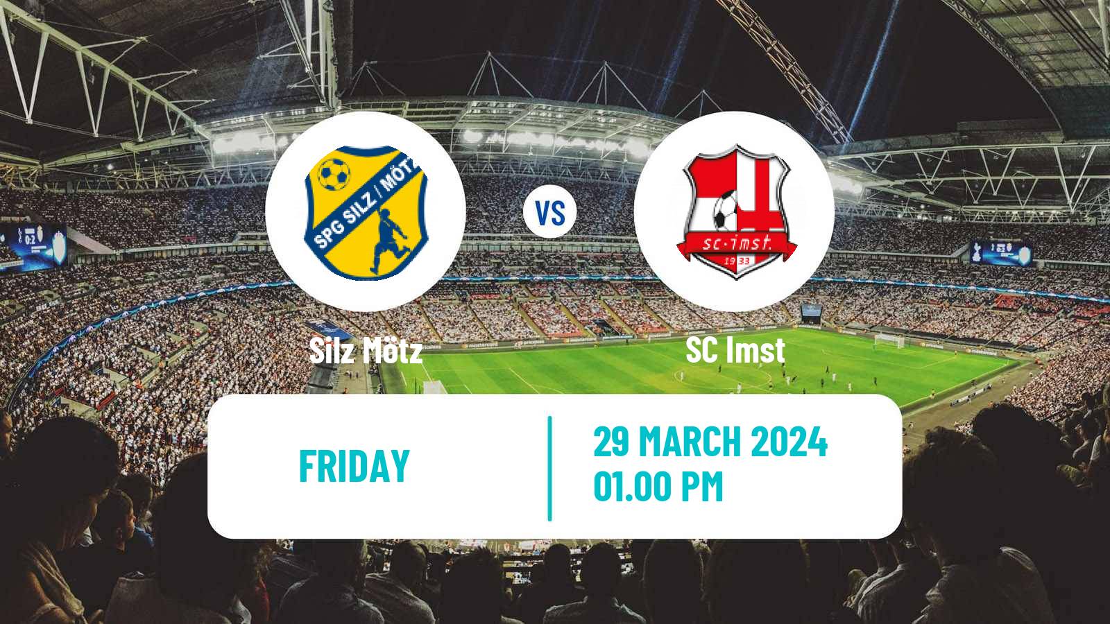 Soccer Austrian Regionalliga West Silz Mötz - Imst