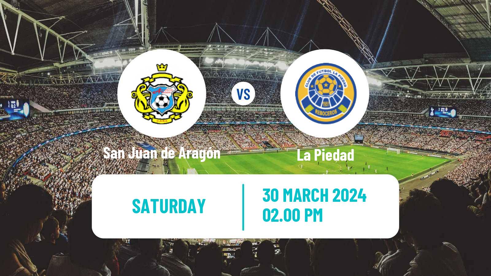 Soccer Mexican Liga Premier Serie A San Juan de Aragón - La Piedad