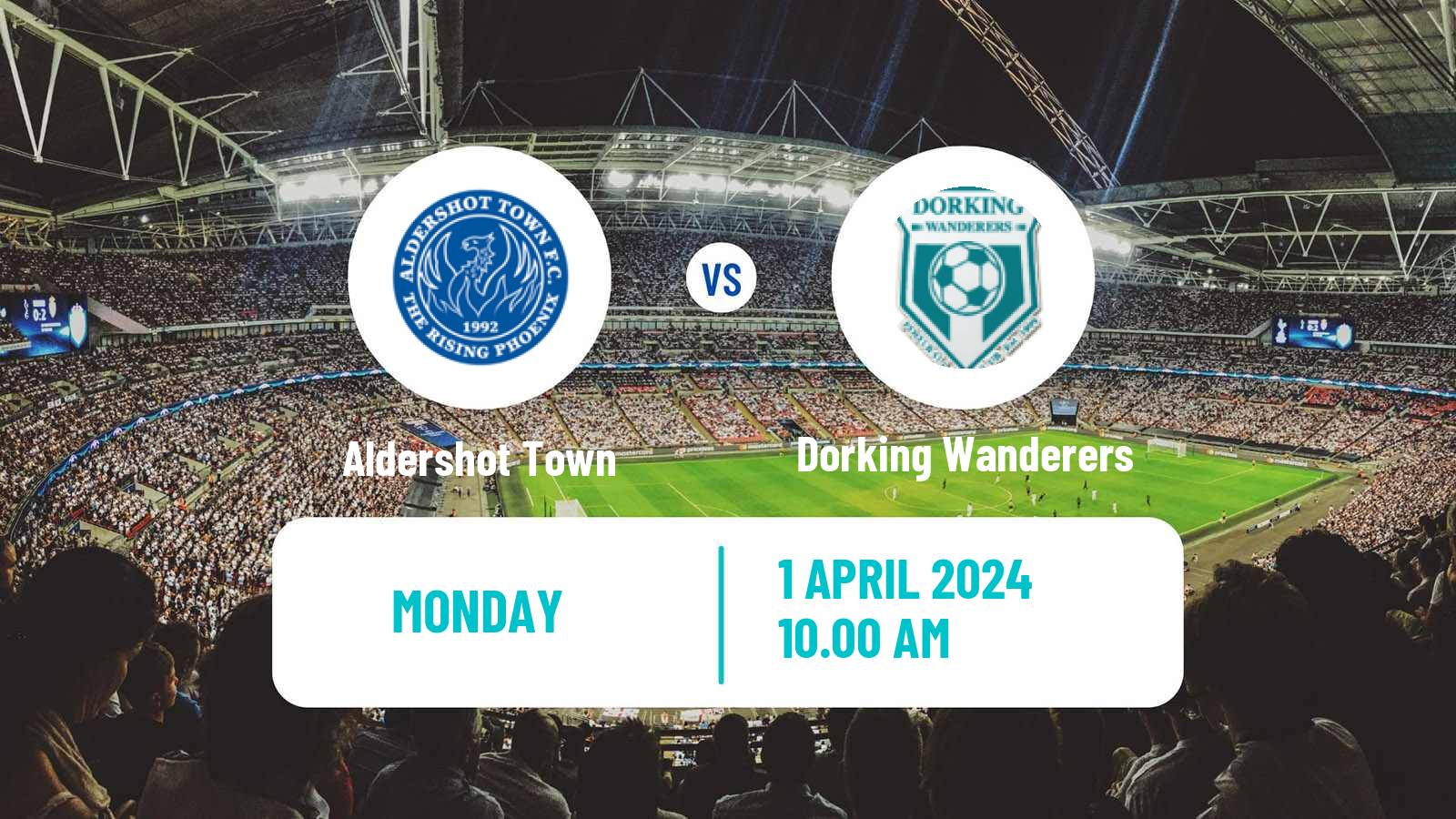 Soccer English National League Aldershot Town - Dorking Wanderers