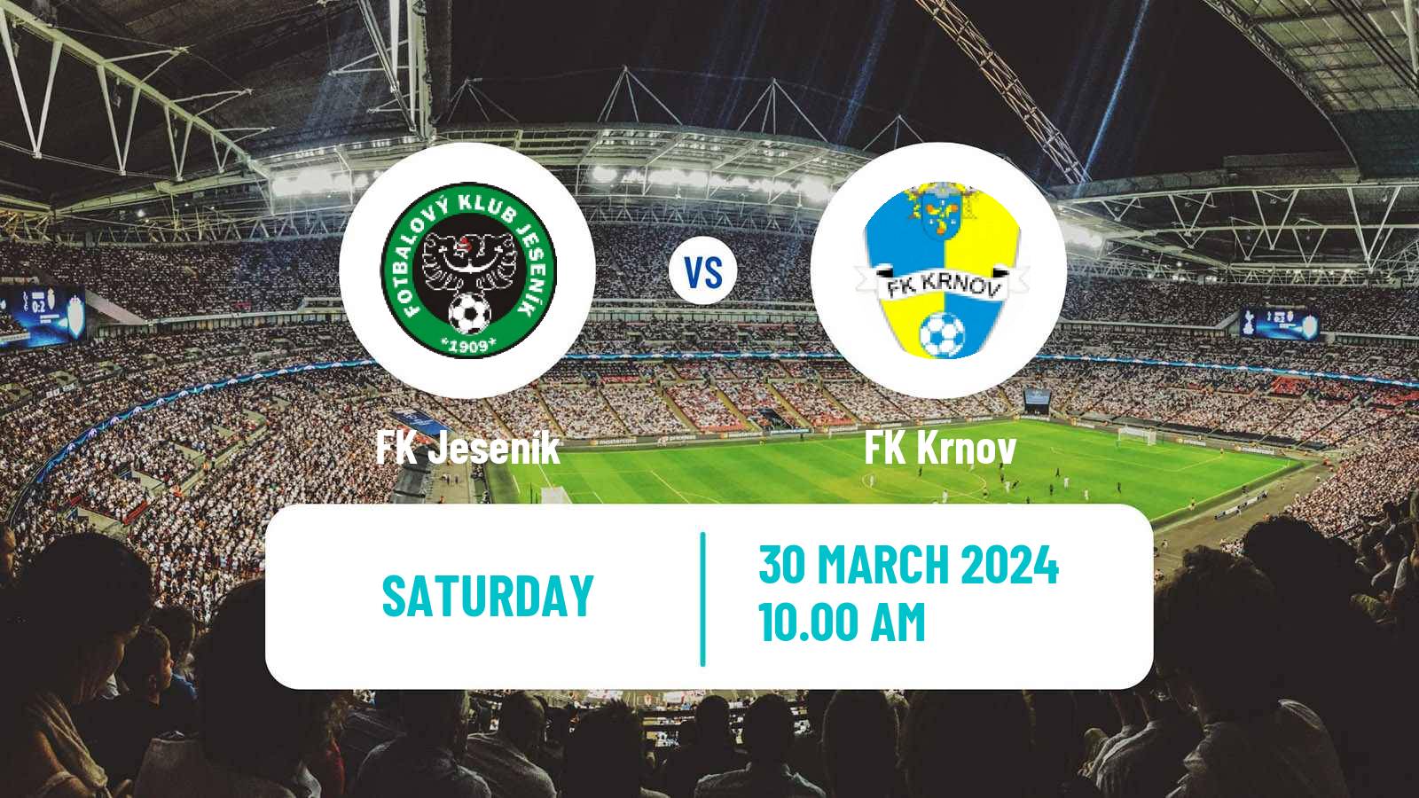 Football Czech Division F Jeseník - Krnov