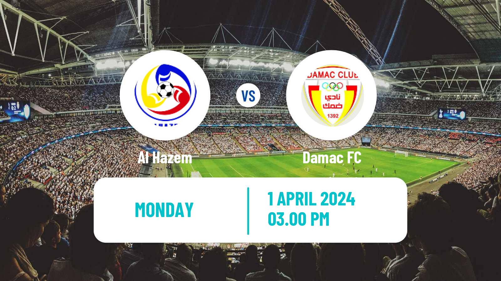Soccer Saudi Professional League Al Hazem - Damac