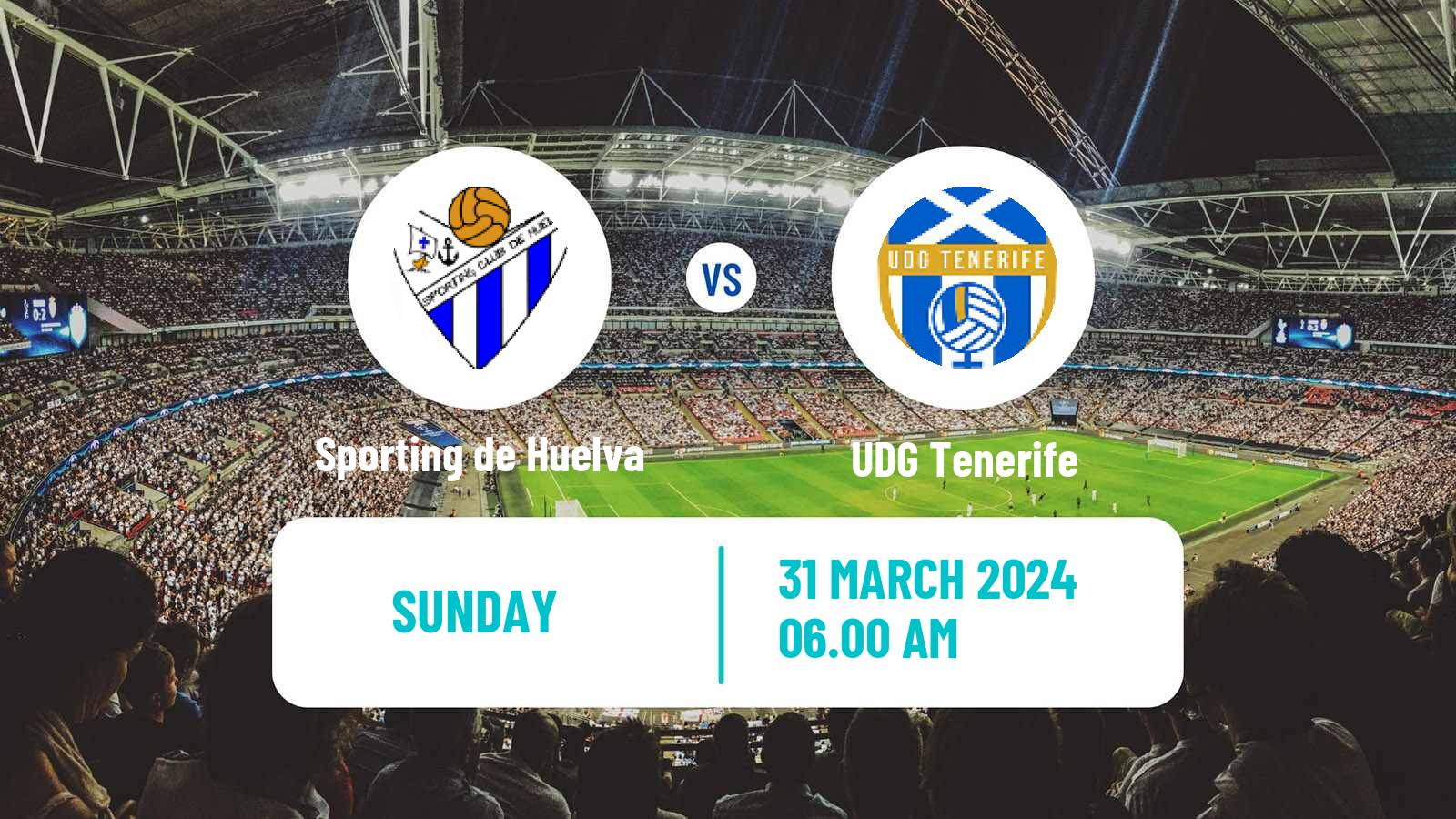 Soccer Spanish Primera División Women Sporting de Huelva - UDG Tenerife