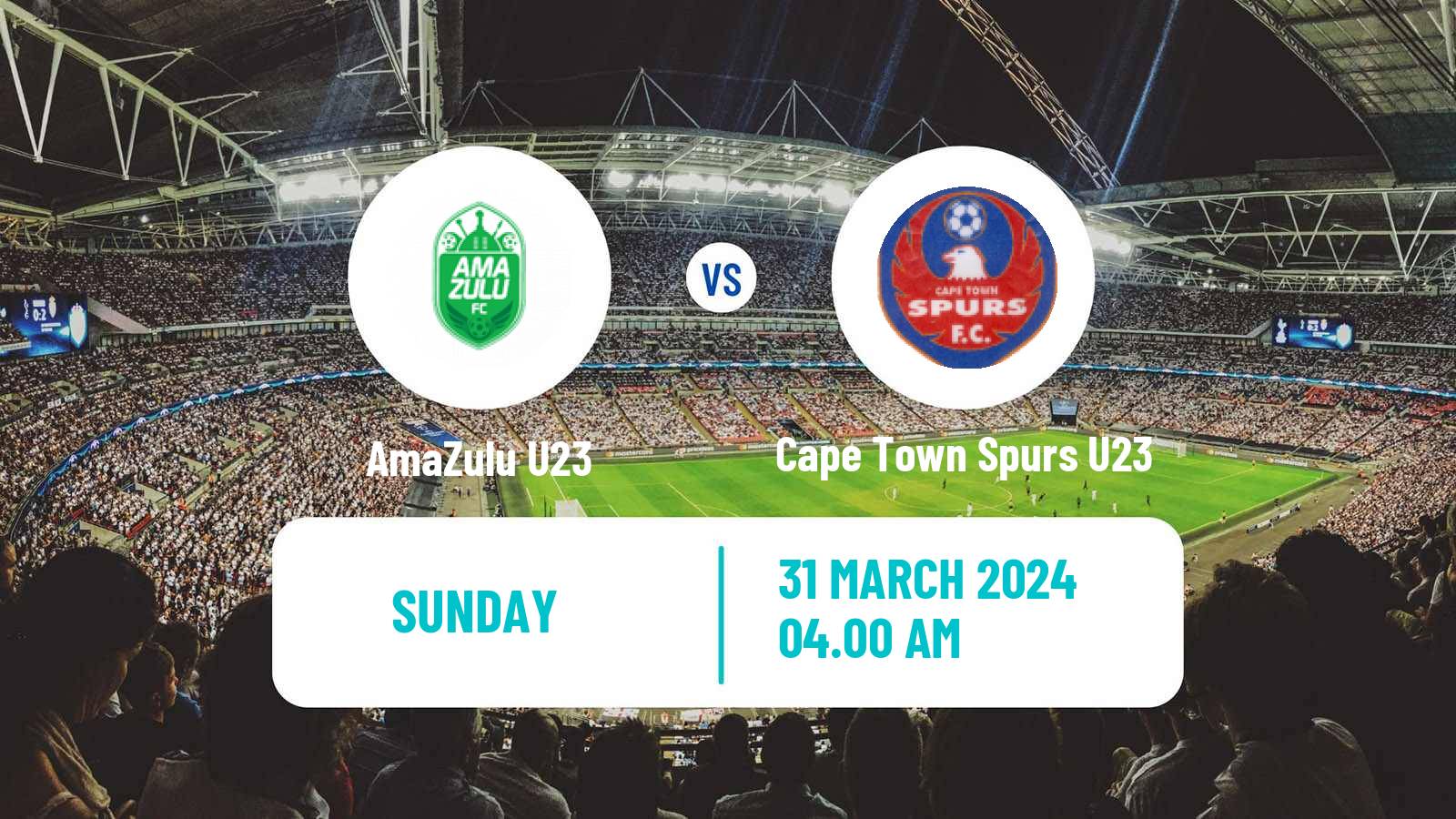 Football South African Diski Challenge AmaZulu U23 - Cape Town Spurs U23