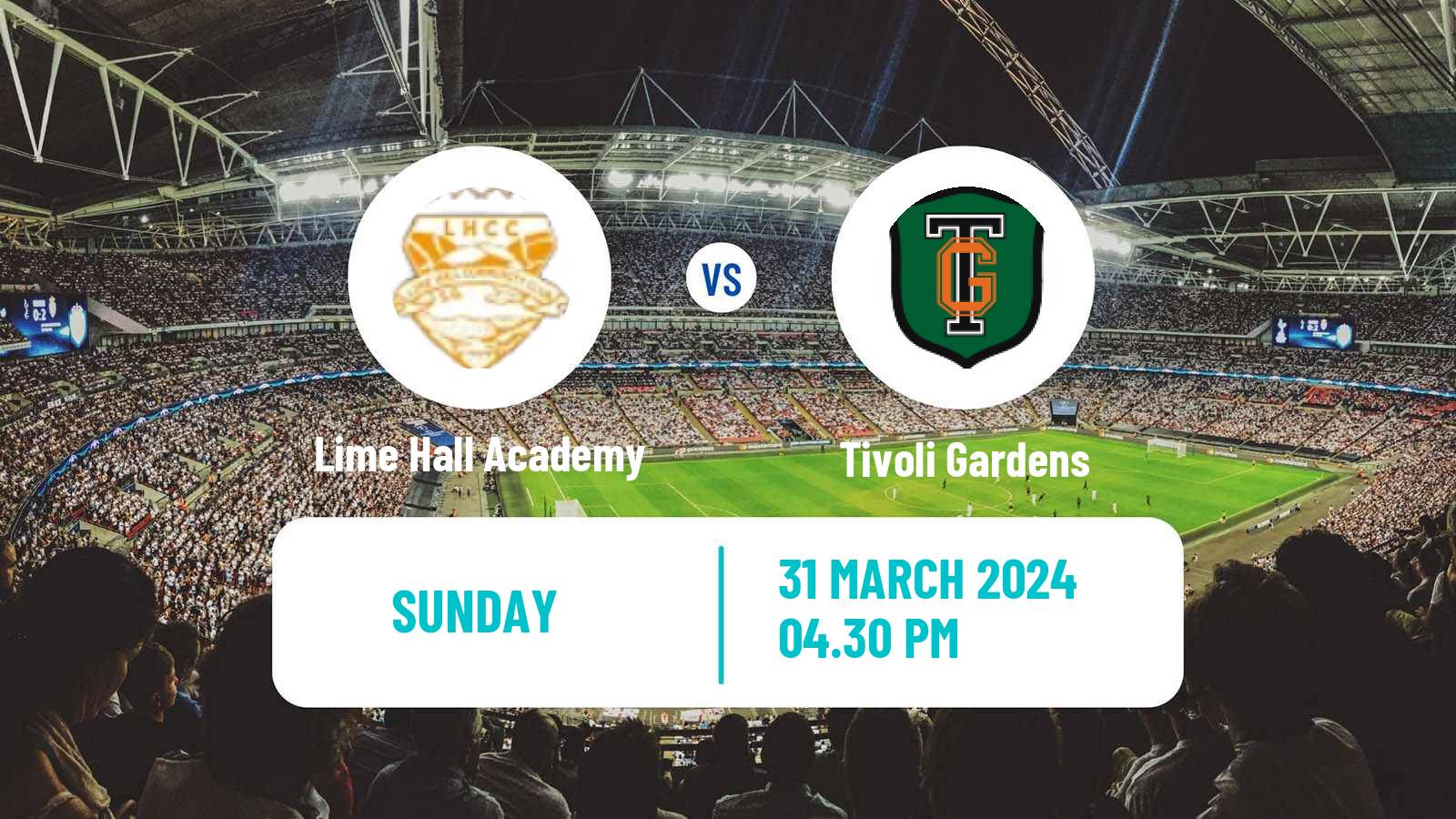 Soccer Jamaica National Premier League Lime Hall Academy - Tivoli Gardens
