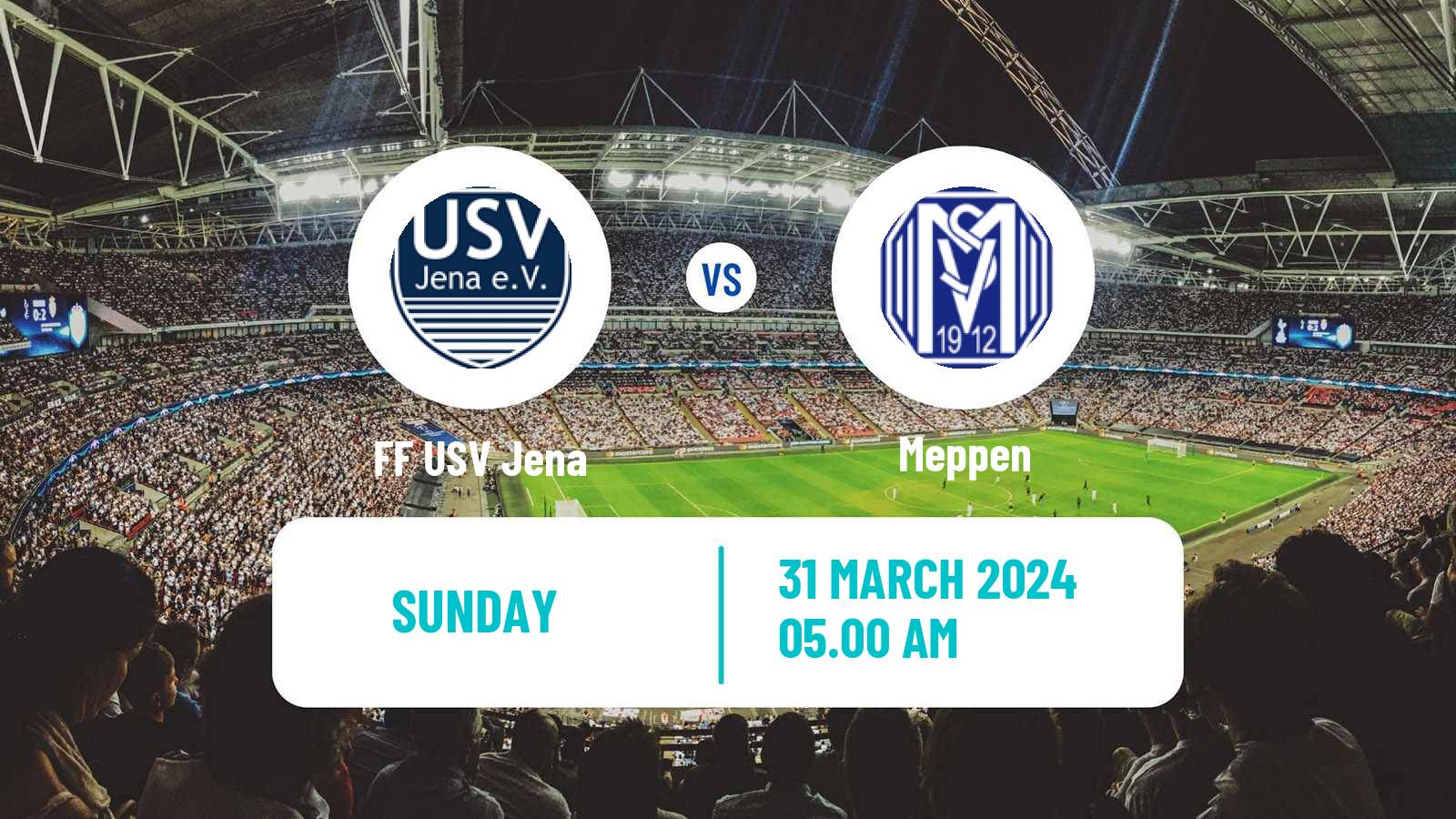 Soccer German 2 Bundesliga Women Carl Zeiss Jena - Meppen