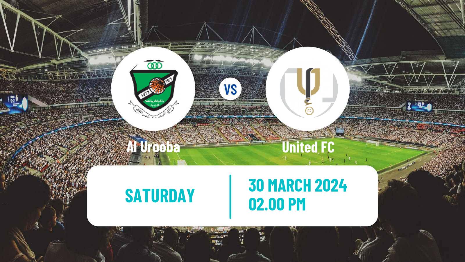 Soccer UAE Division 1 Al Urooba - United FC