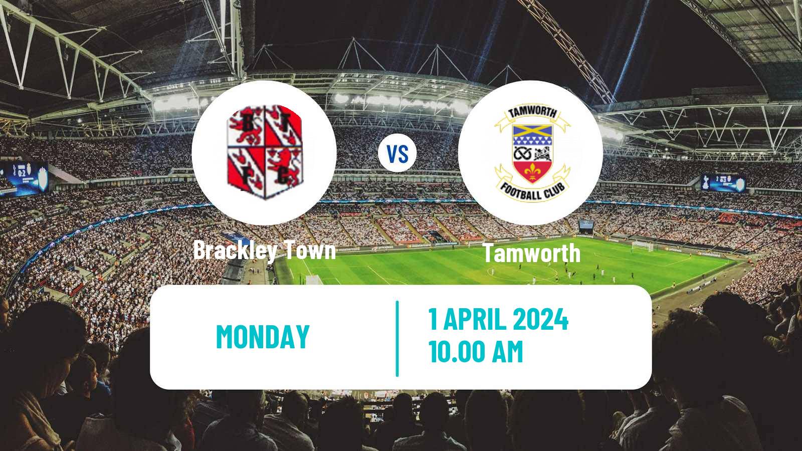 Soccer English National League North Brackley Town - Tamworth