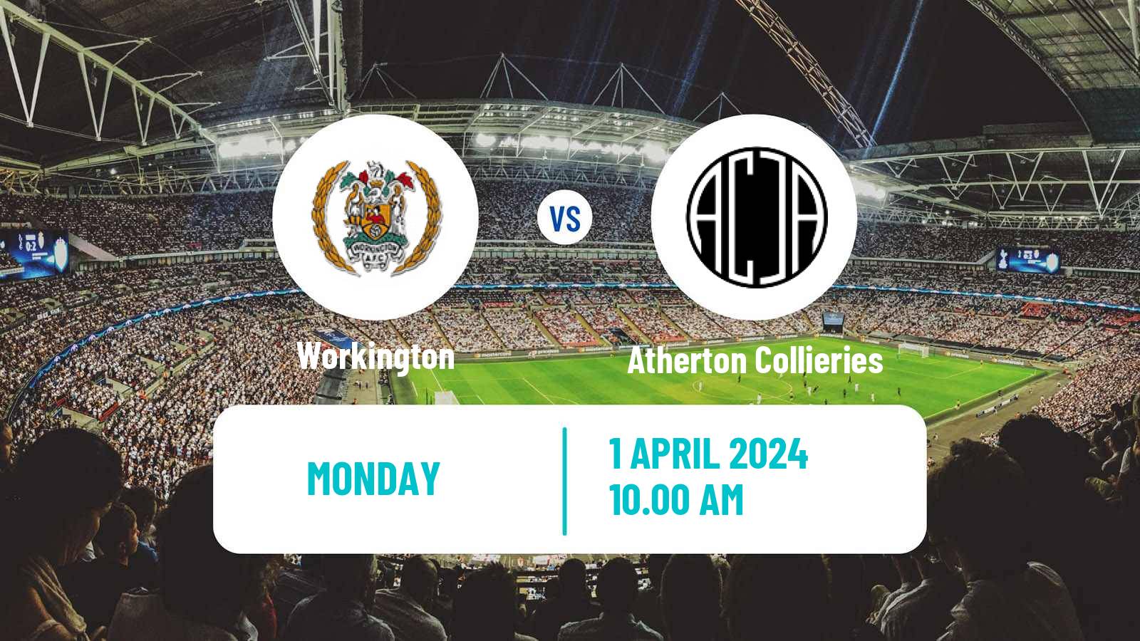 Soccer English NPL Premier Division Workington - Atherton Collieries