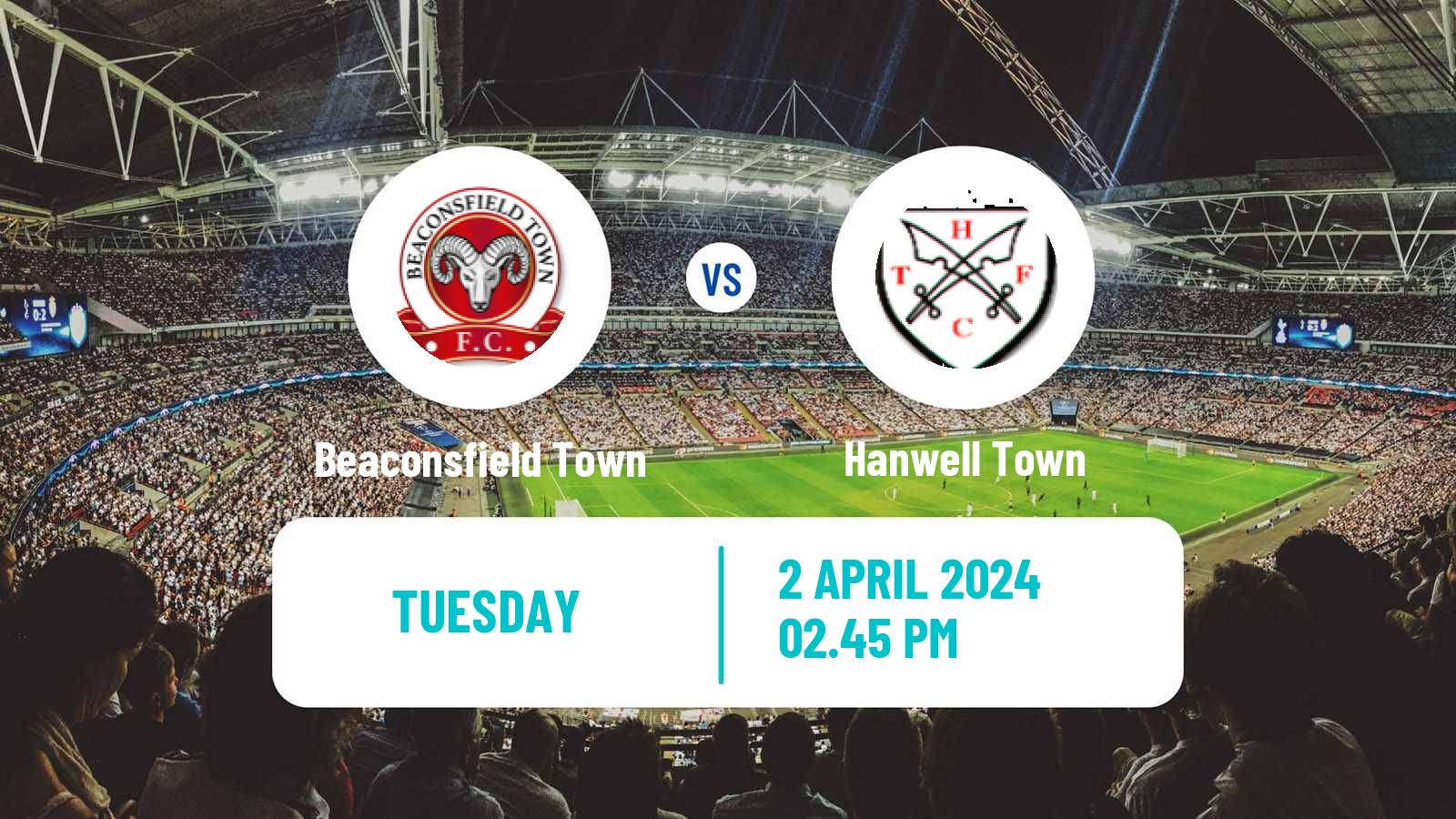 Soccer English Southern League South Division Beaconsfield Town - Hanwell Town