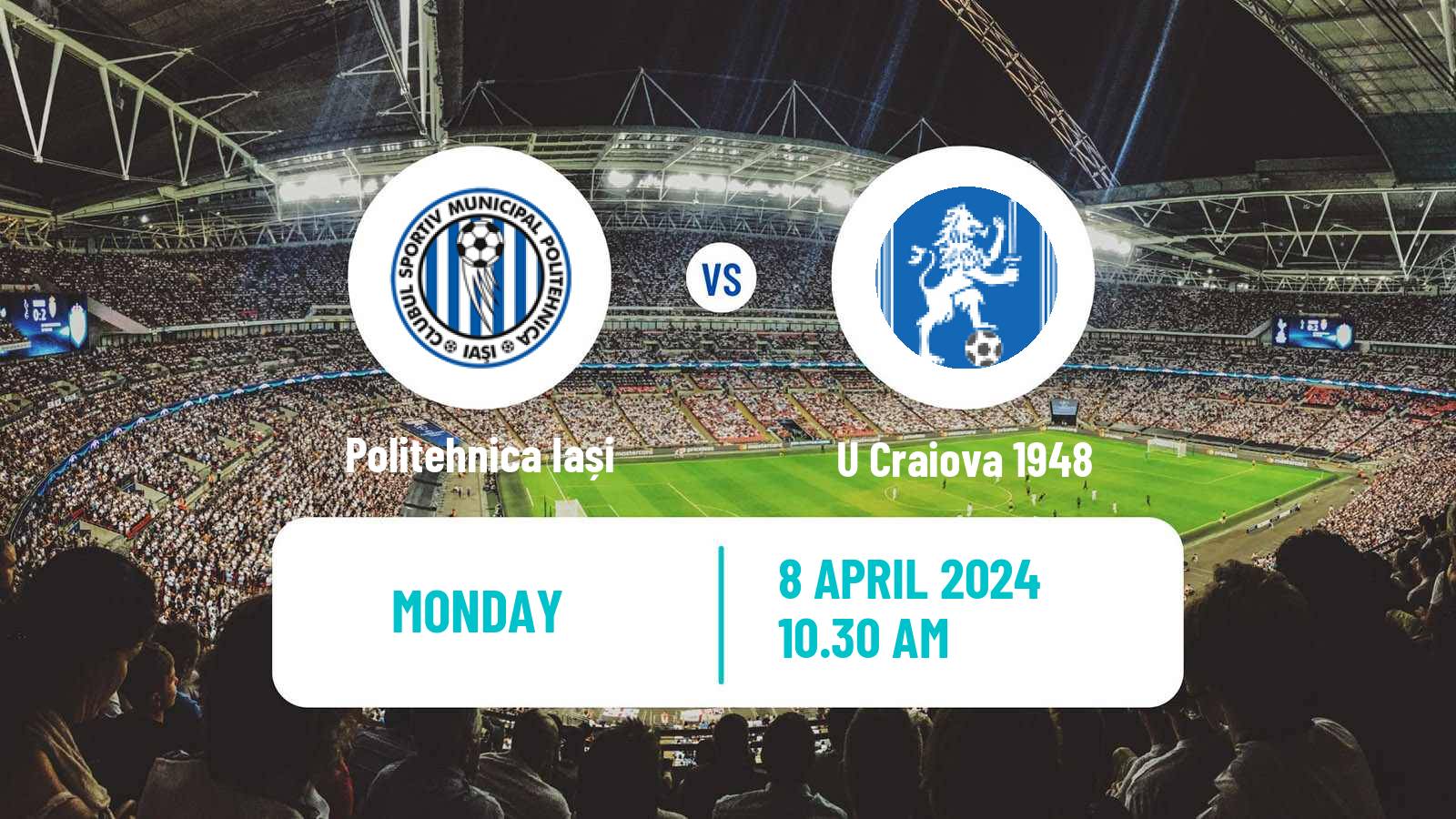 Soccer Romanian Liga 1 Politehnica Iași - U Craiova 1948