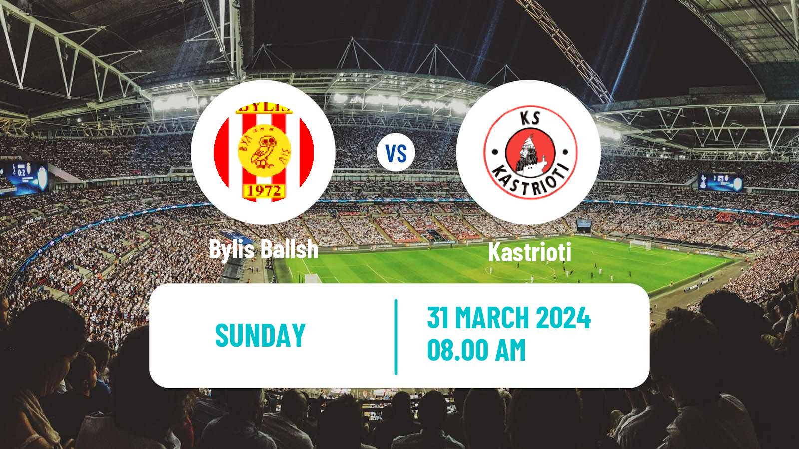 Soccer Albanian First Division Bylis Ballsh - Kastrioti