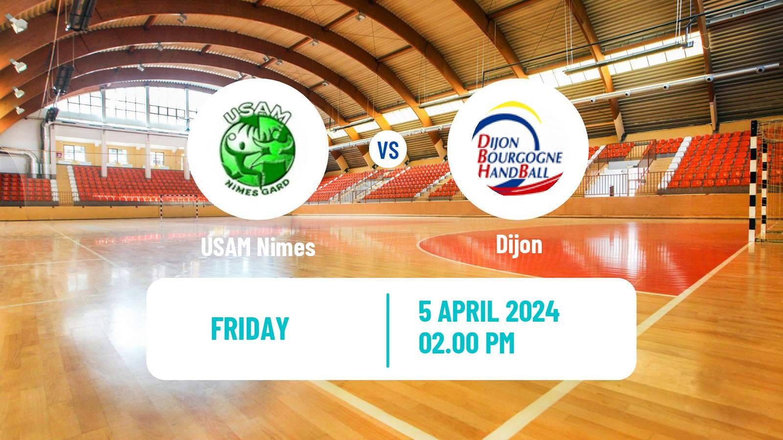 Handball French Starligue Handball USAM Nimes - Dijon