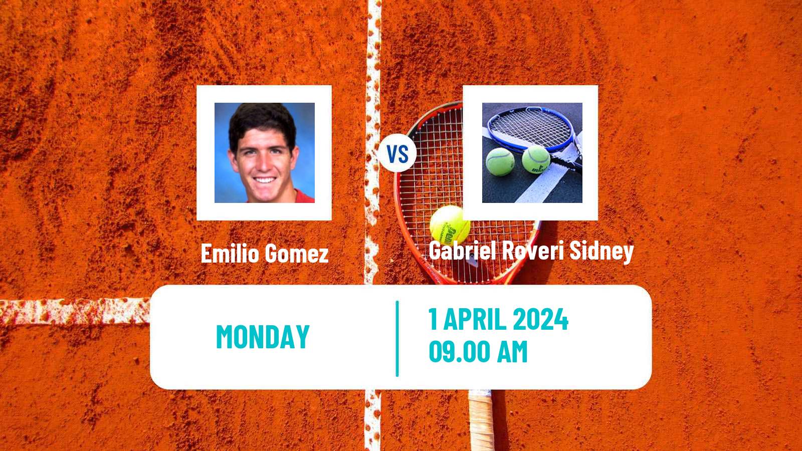 Tennis Florianopolis Challenger Men Emilio Gomez - Gabriel Roveri Sidney