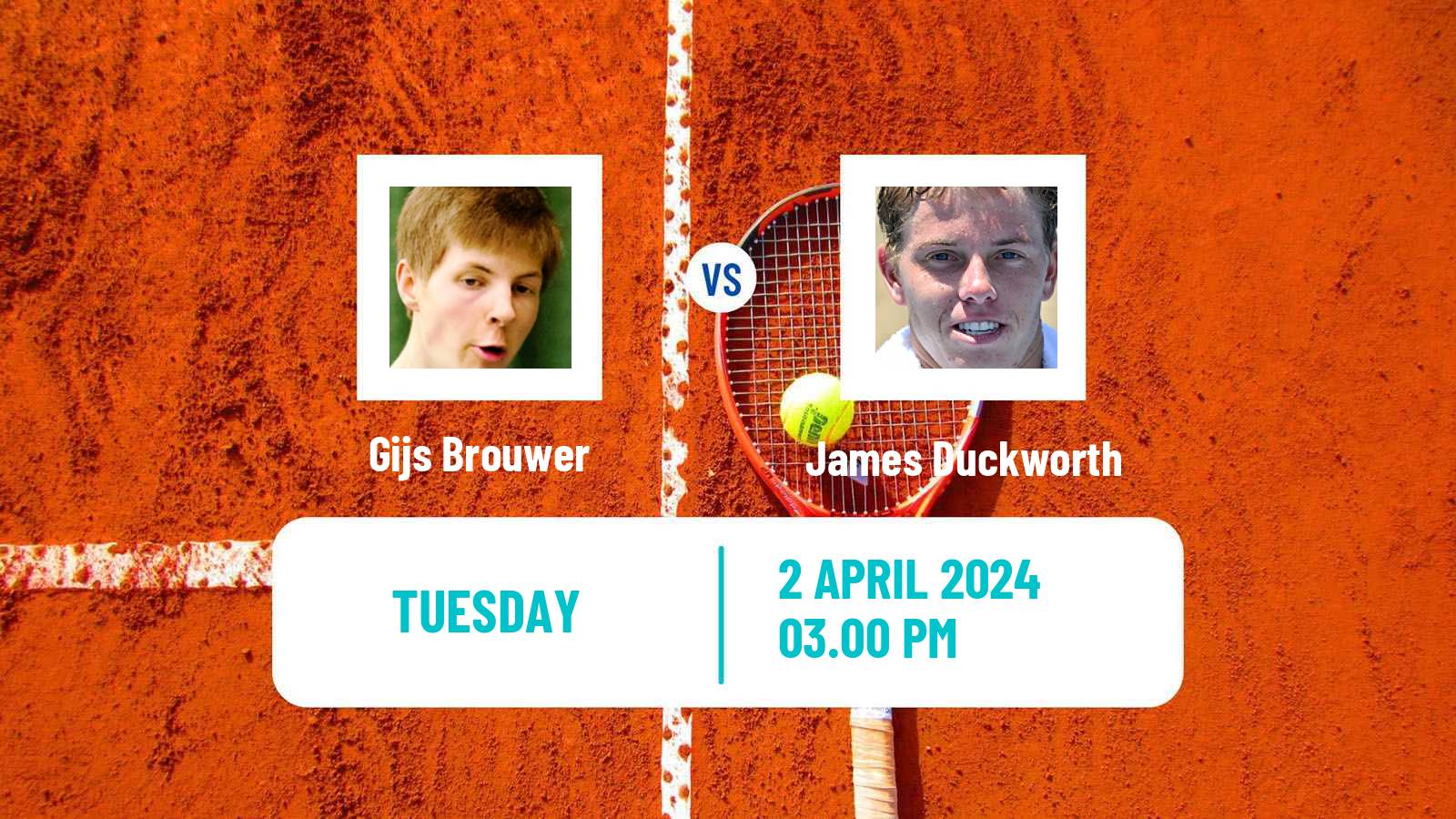 Tennis ATP Houston Gijs Brouwer - James Duckworth