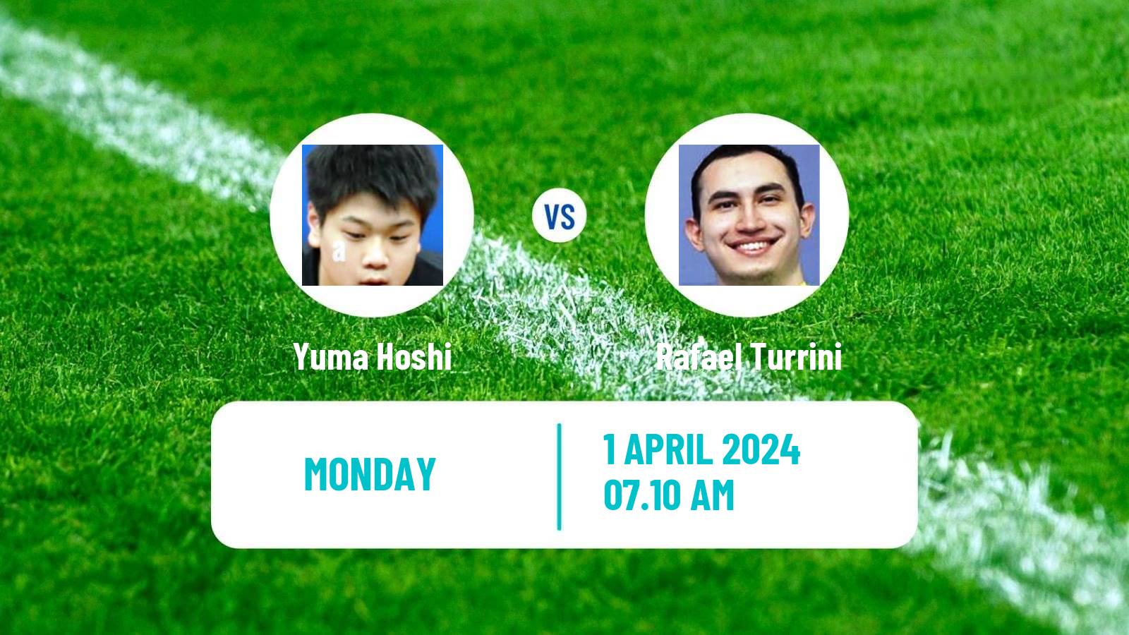 Table tennis Challenger Series Men Yuma Hoshi - Rafael Turrini