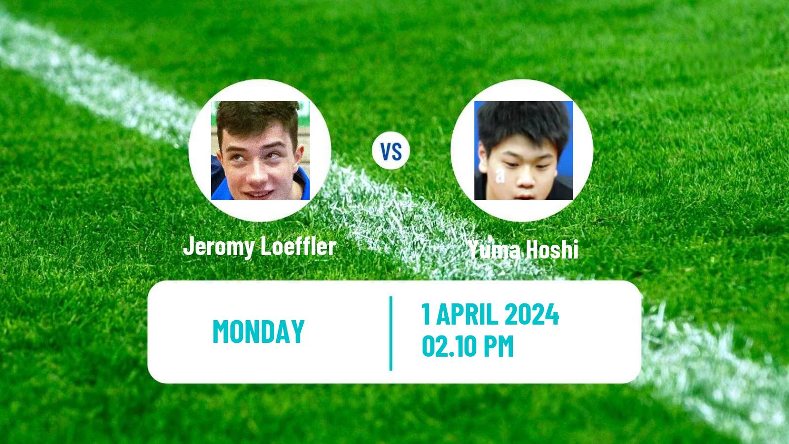 Table tennis Challenger Series Men Jeromy Loeffler - Yuma Hoshi
