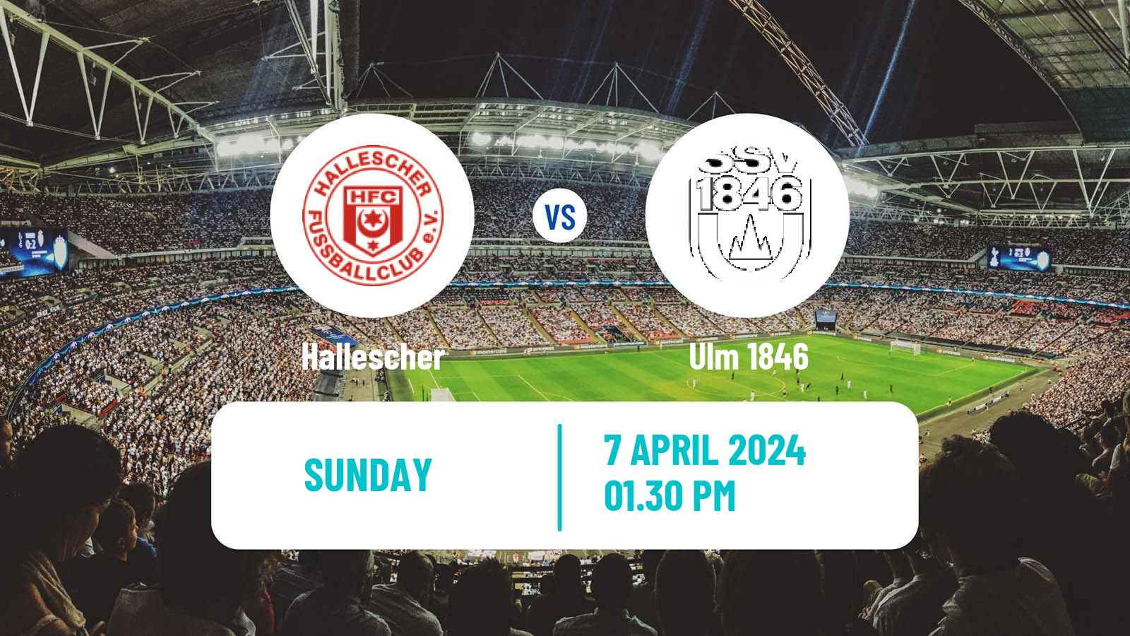 Soccer German 3 Bundesliga Hallescher - Ulm 1846