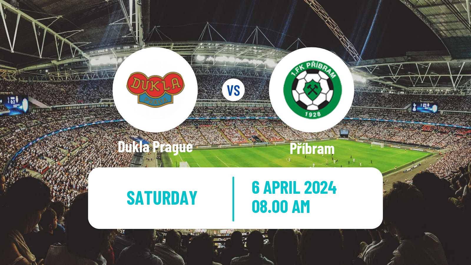 Soccer Czech Division 2 Dukla Prague - Příbram
