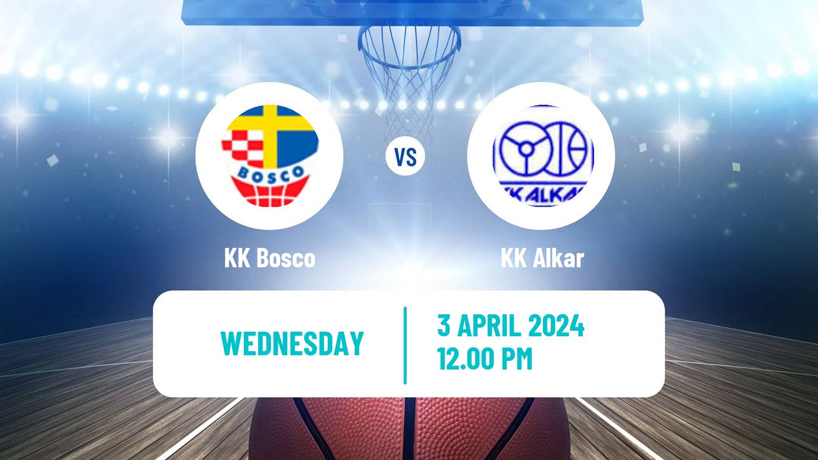 Basketball Croatian Premijer Liga Basketball Bosco - Alkar