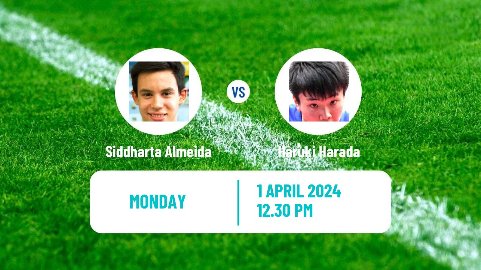 Table tennis Challenger Series Men Siddharta Almeida - Haruki Harada