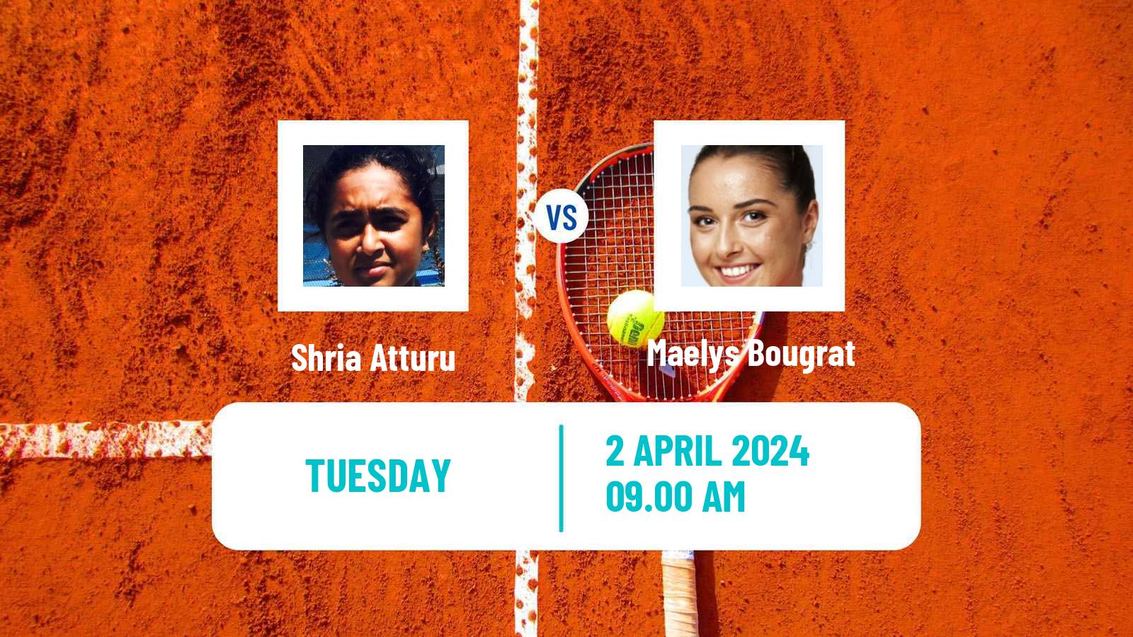 Tennis ITF W35 Bujumbura Women Shria Atturu - Maelys Bougrat