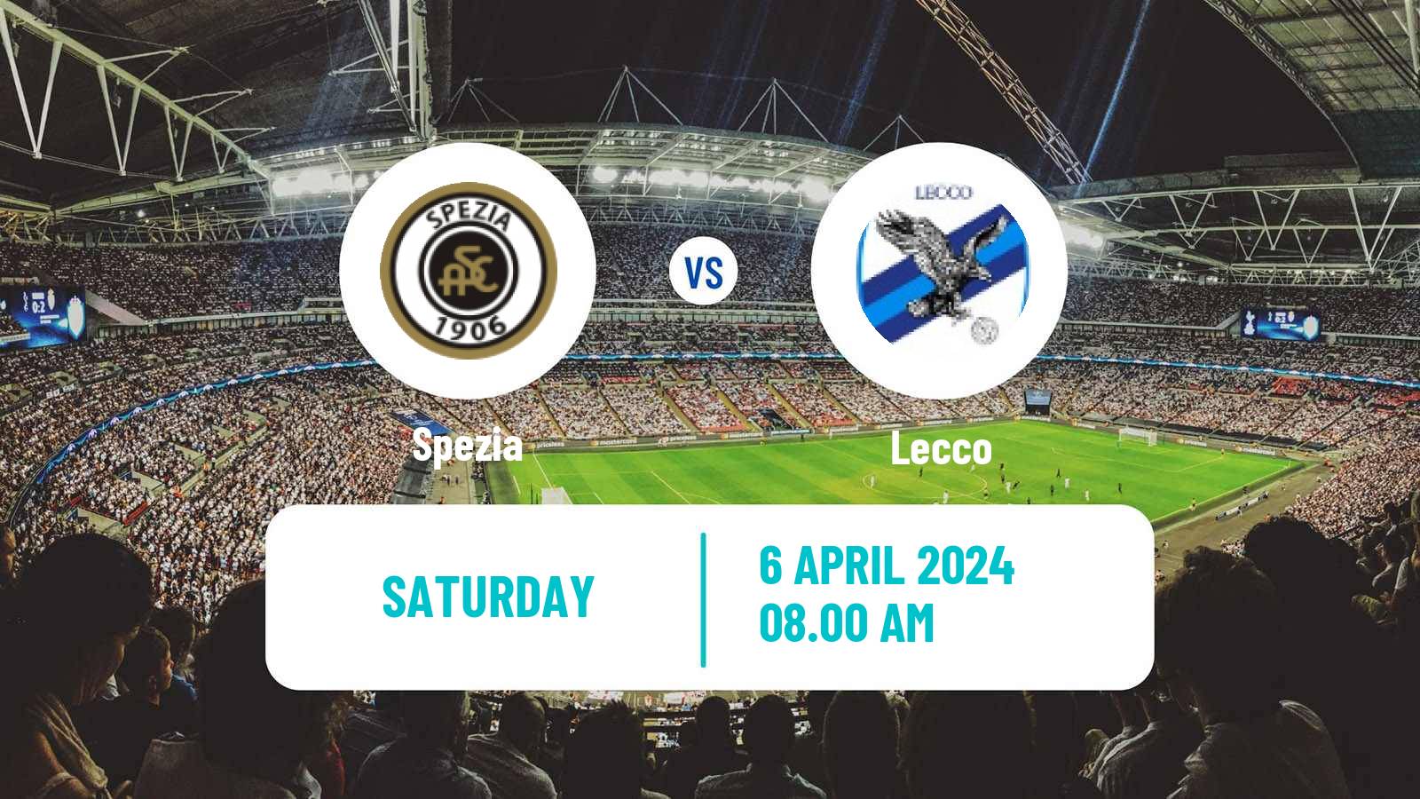 Soccer Italian Serie B Spezia - Lecco