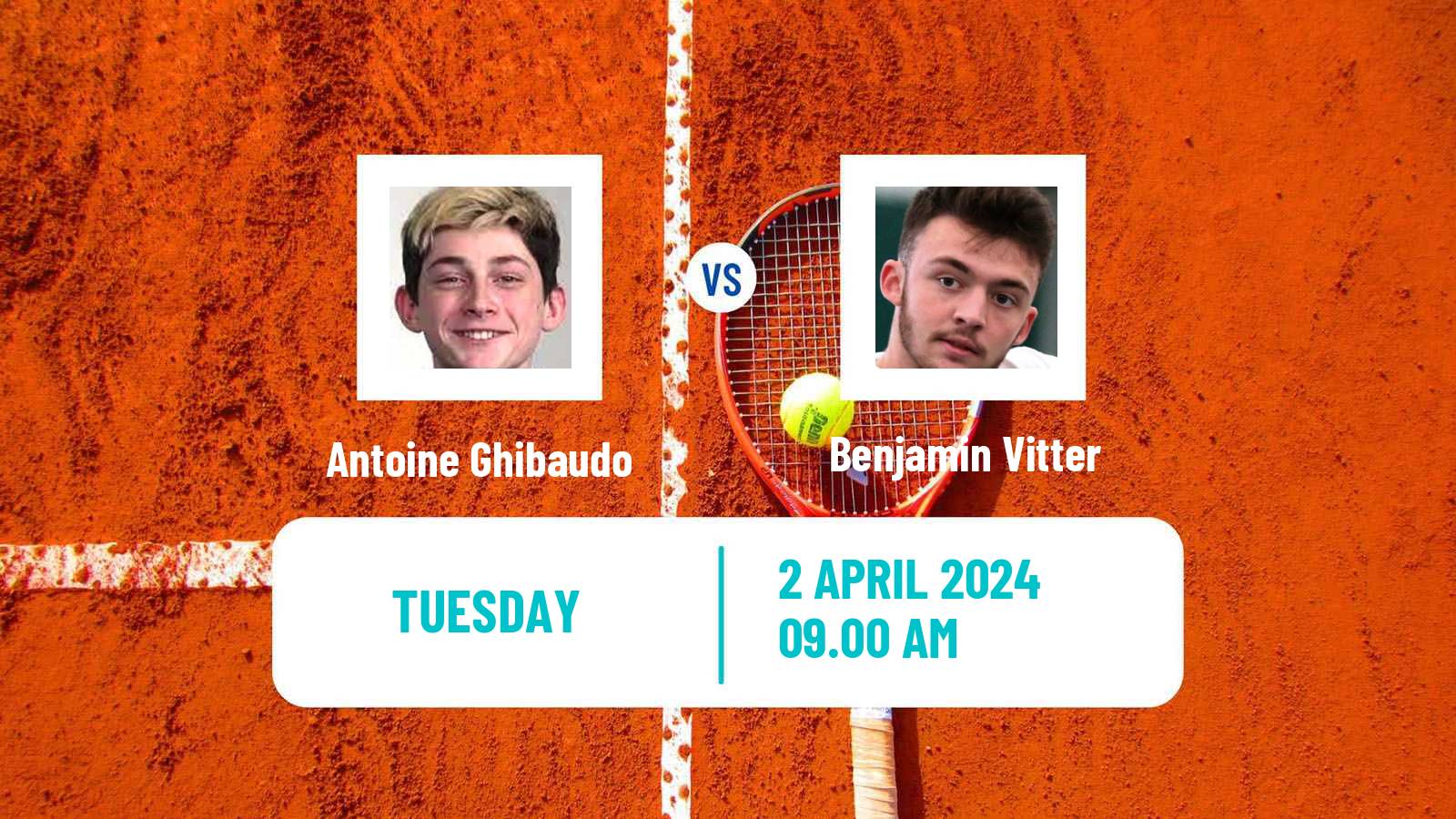 Tennis ITF M15 Lons Le Saunier Men Antoine Ghibaudo - Benjamin Vitter