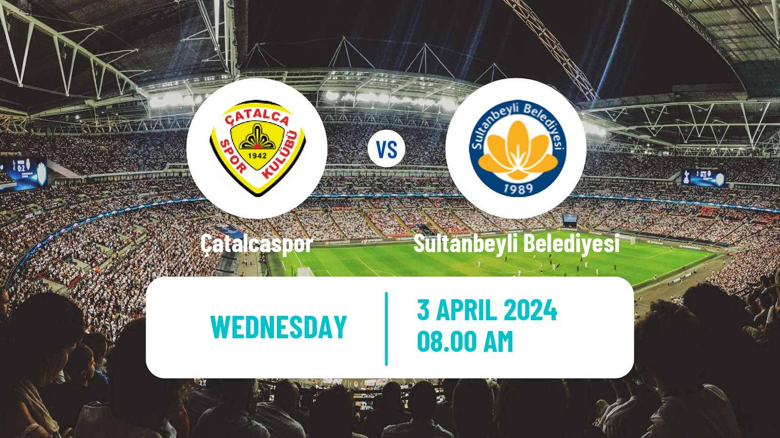 Soccer Turkish 3 Lig Group 4 Çatalcaspor - Sultanbeyli Belediyesi