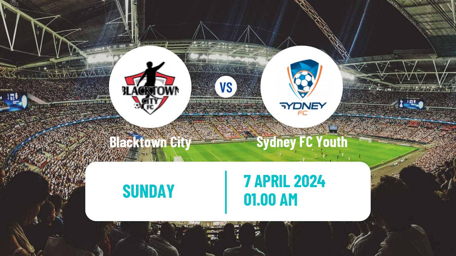 Football Australian NPL NSW Blacktown City - Sydney FC Youth