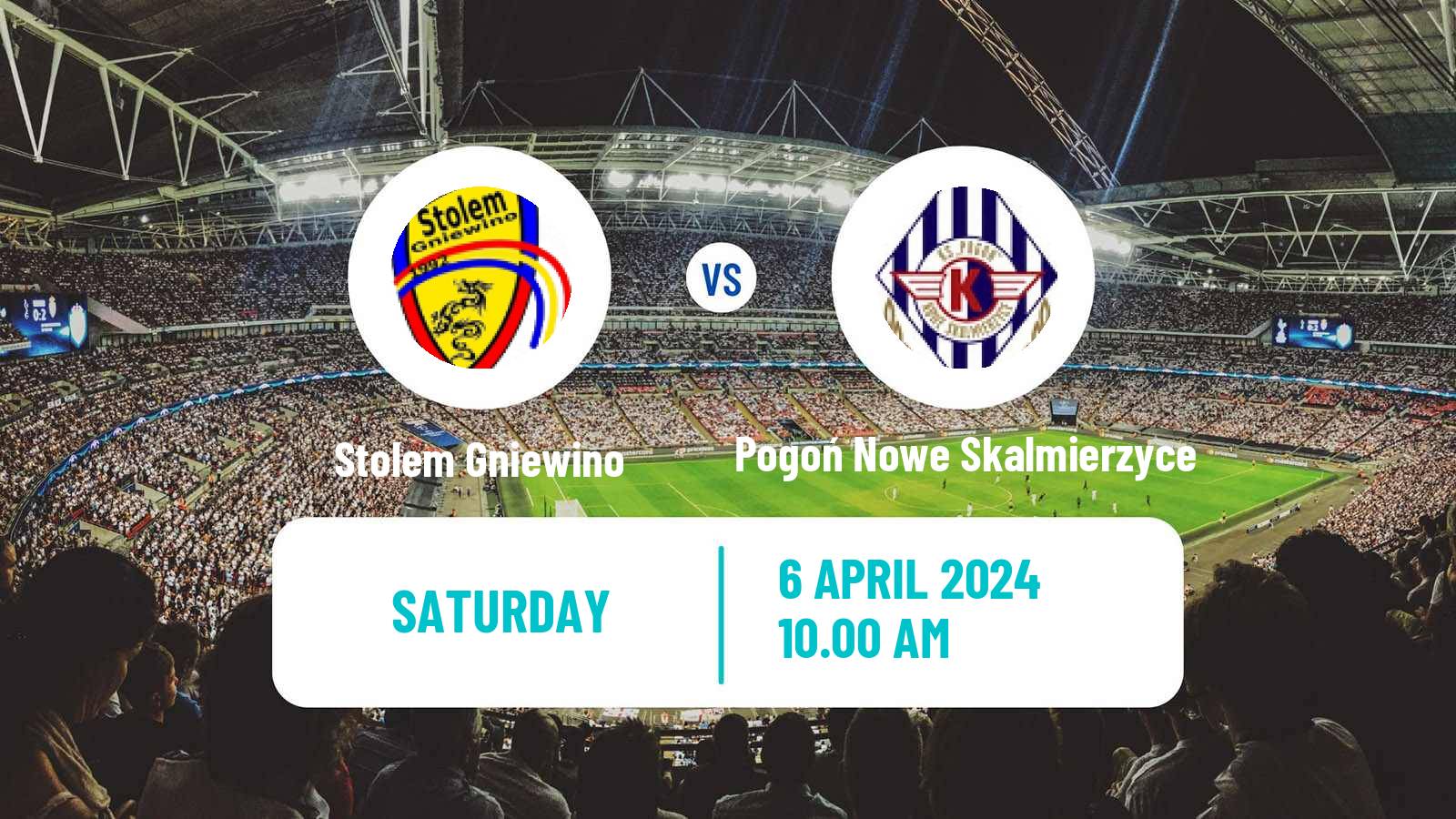Football Polish Division 3 - Group II Stolem Gniewino - Pogoń Nowe Skalmierzyce