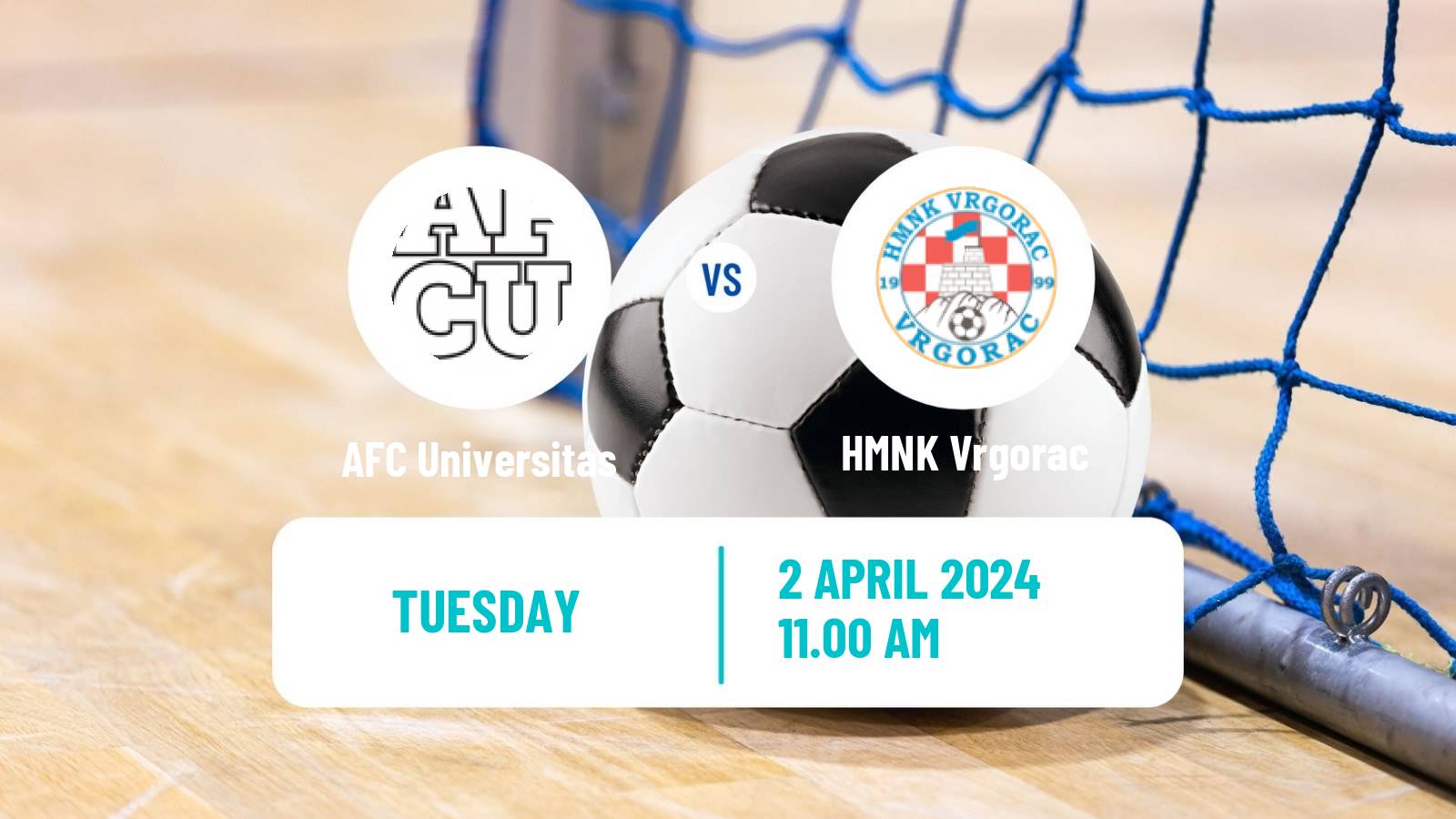 Futsal Croatian 1 HMNL AFC Universitas - Vrgorac