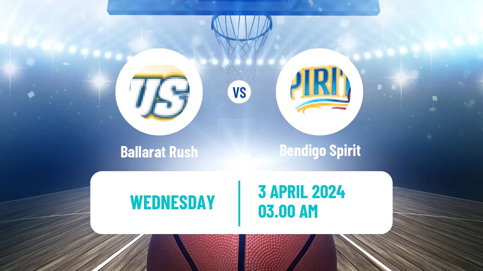 Basketball Australian NBL1 South Women Ballarat Miners - Bendigo Spirit