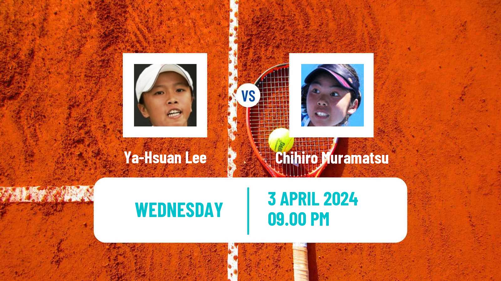 Tennis ITF W50 Kashiwa Women Ya-Hsuan Lee - Chihiro Muramatsu