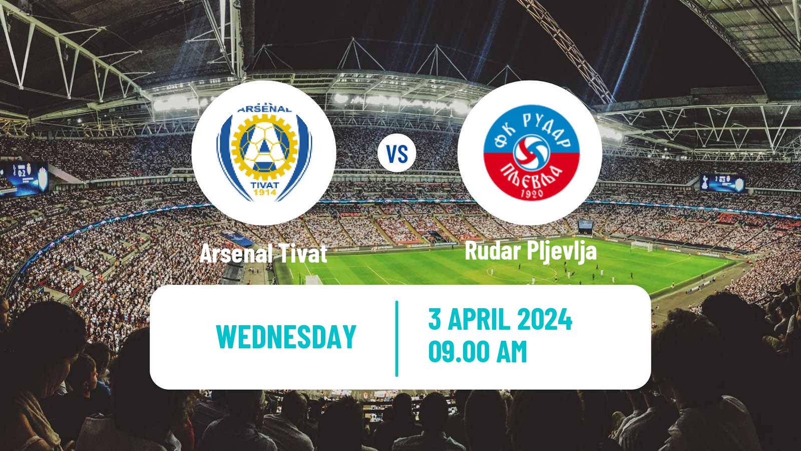 Soccer Montenegrin First League Arsenal Tivat - Rudar Pljevlja