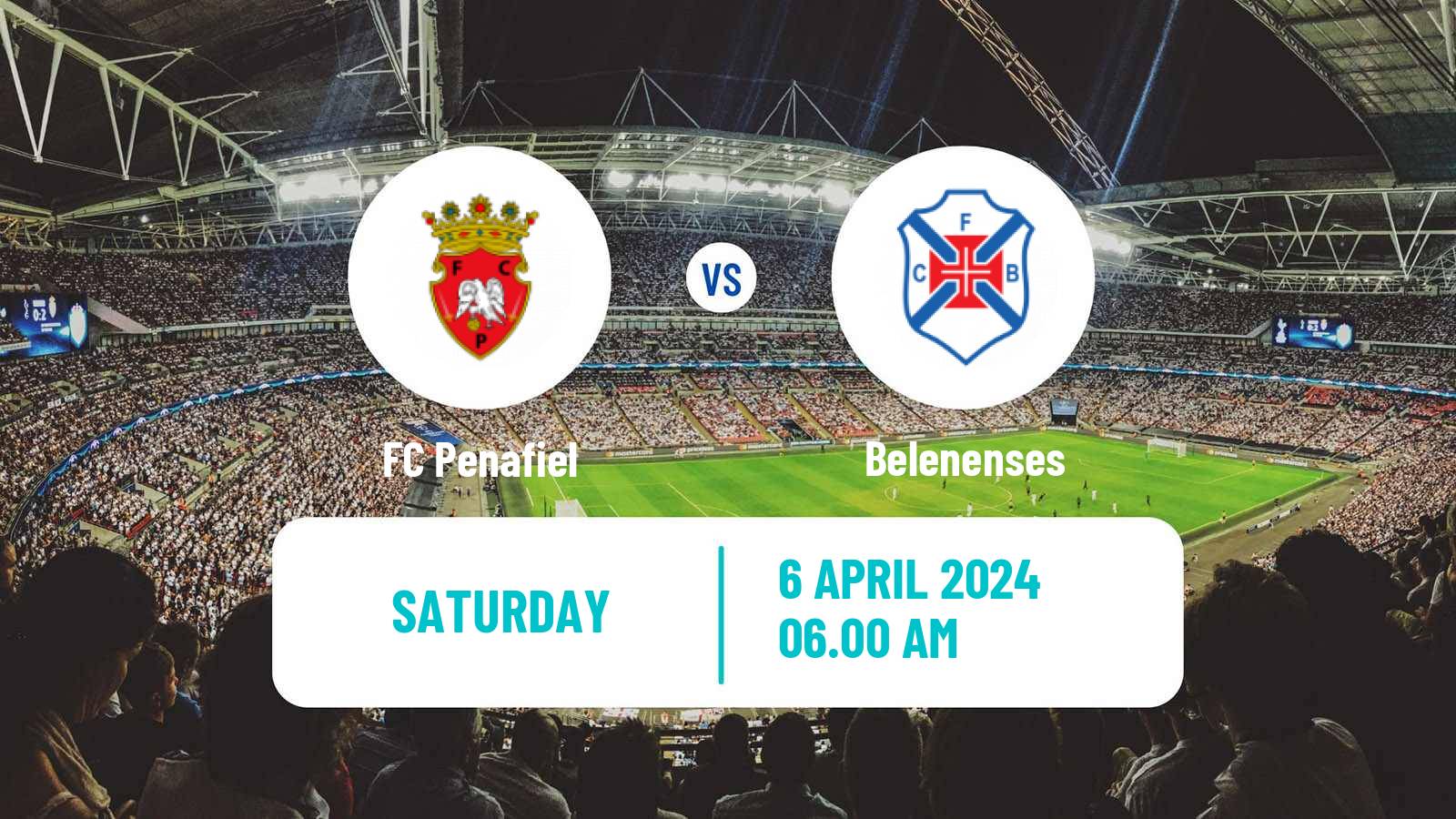 Soccer Portuguese Liga 2 Penafiel - Belenenses