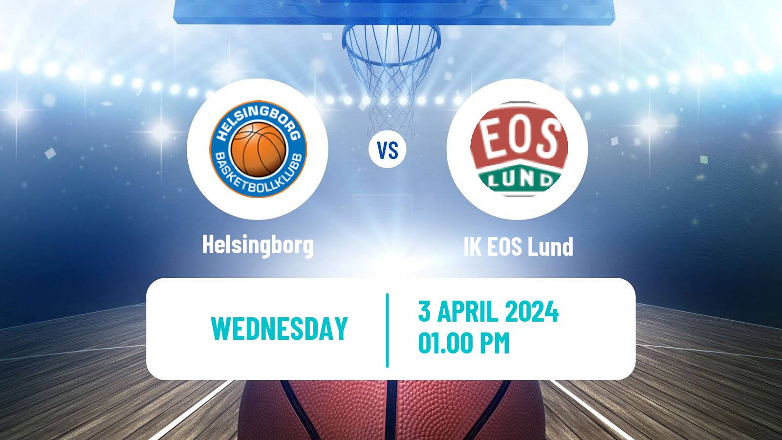 Basketball Swedish Superettan Basketball Helsingborg - IK EOS Lund