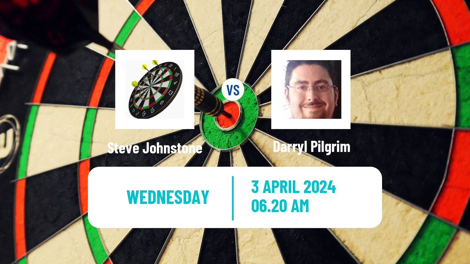 Darts Modus Super Series Steve Johnstone - Darryl Pilgrim