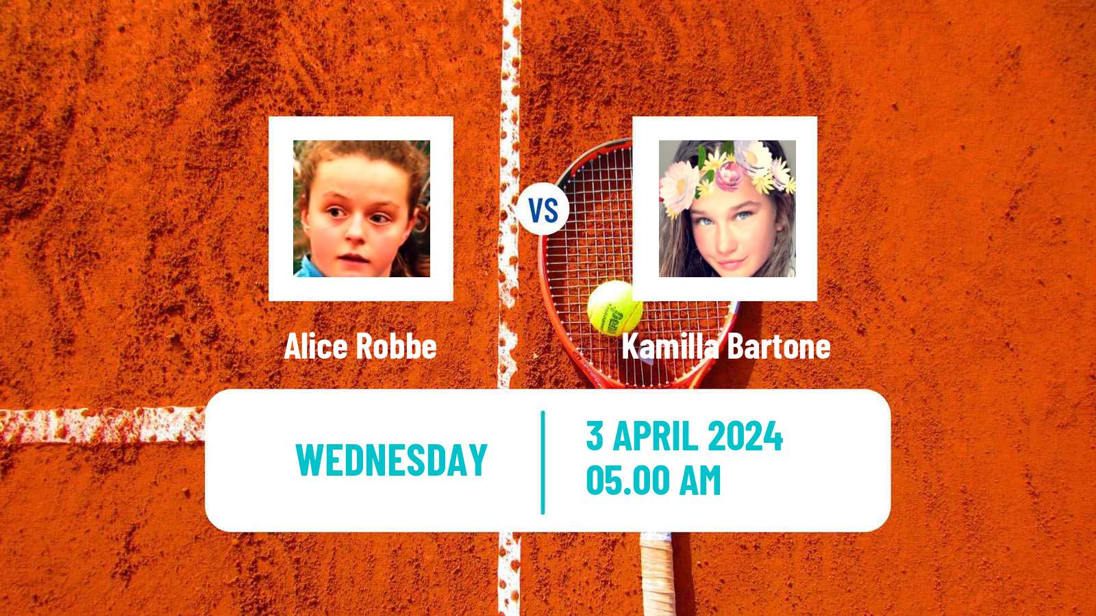 Tennis ITF W35 Bujumbura Women Alice Robbe - Kamilla Bartone