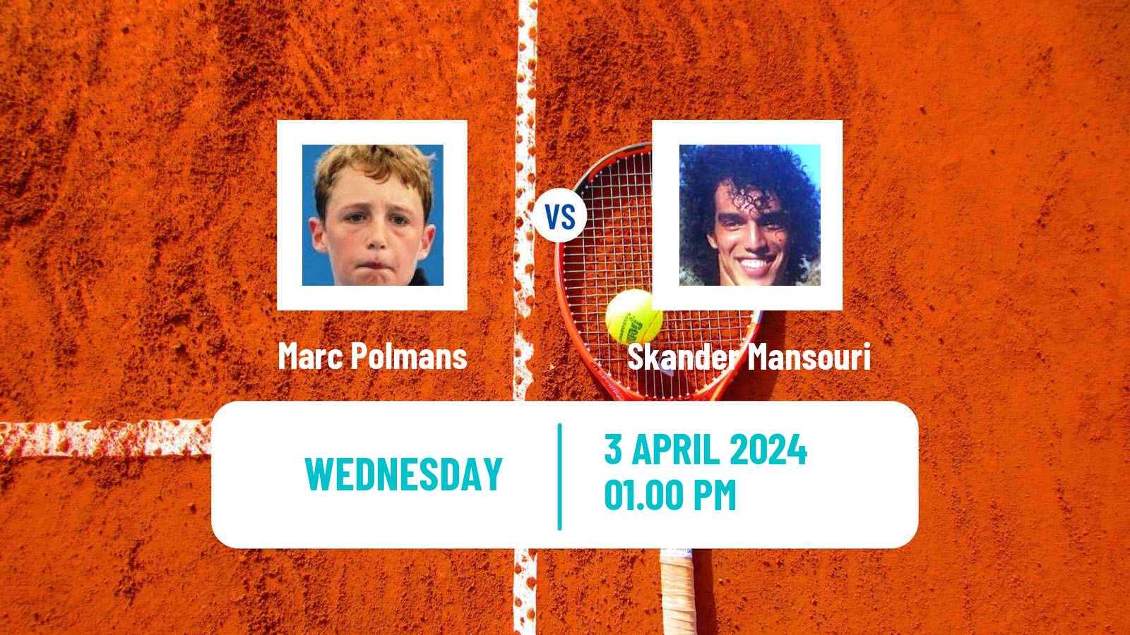 Tennis Mexico City Challenger Men Marc Polmans - Skander Mansouri